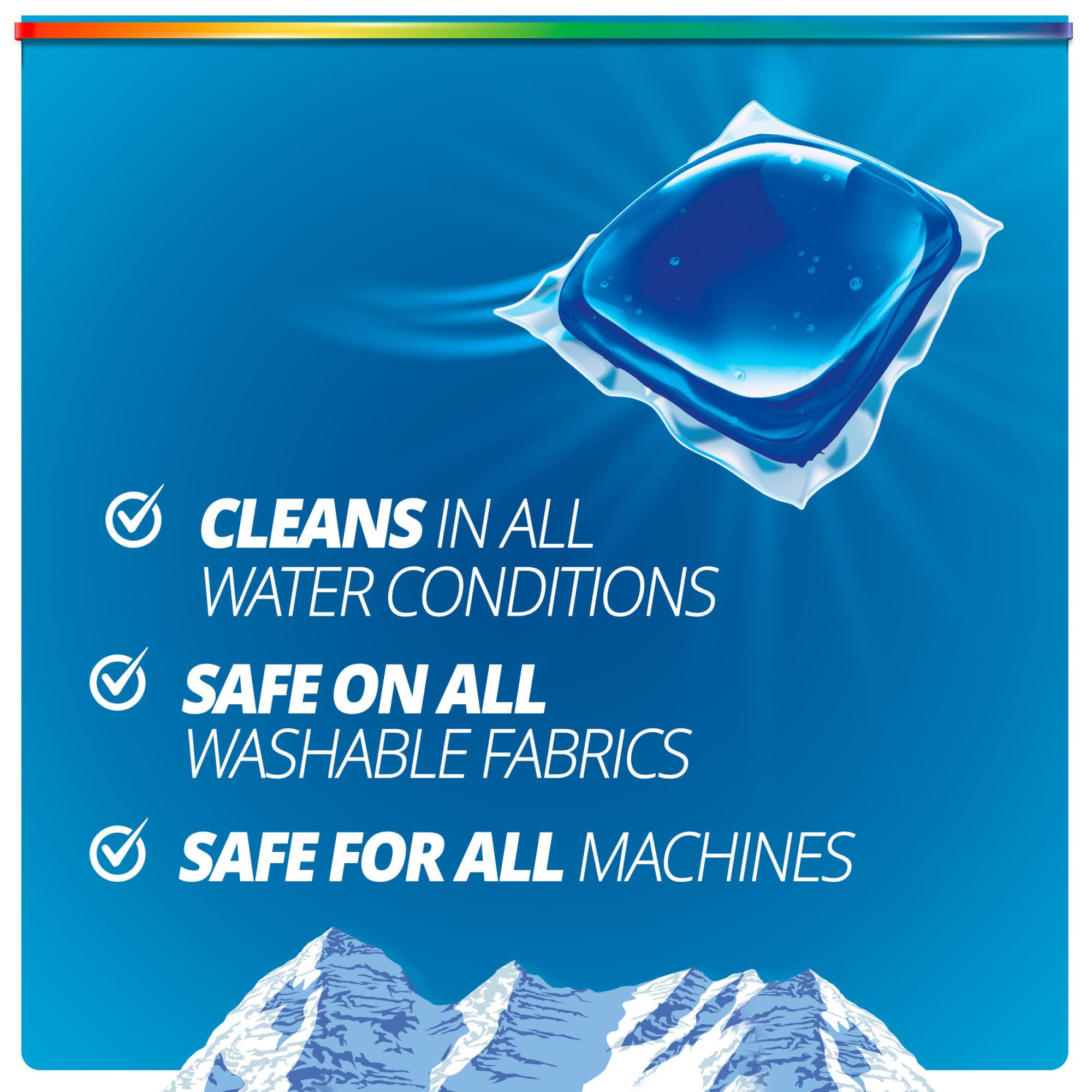Purex 4-in-1 Laundry Detergent Pacs, Fresh Mountain Breeze, 66 Pacs