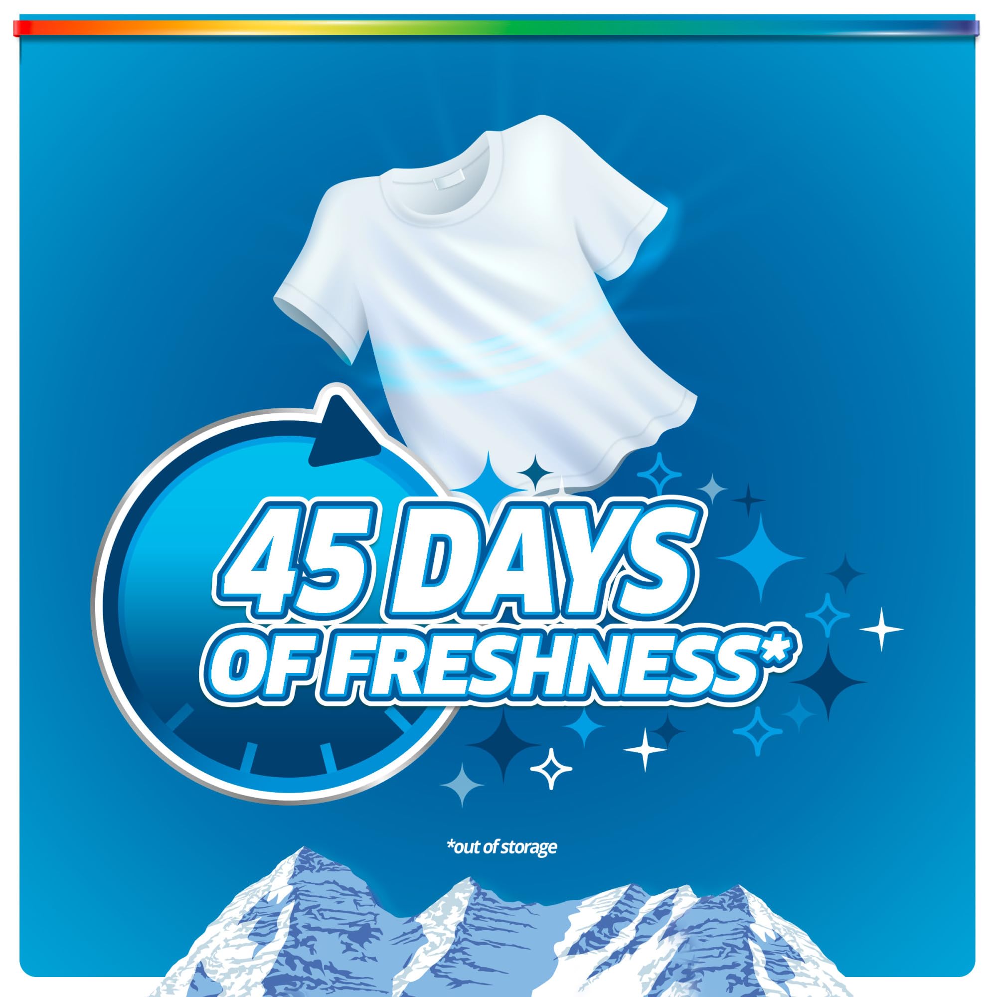 Purex 4-in-1 Laundry Detergent Pacs, Fresh Mountain Breeze, 66 Pacs