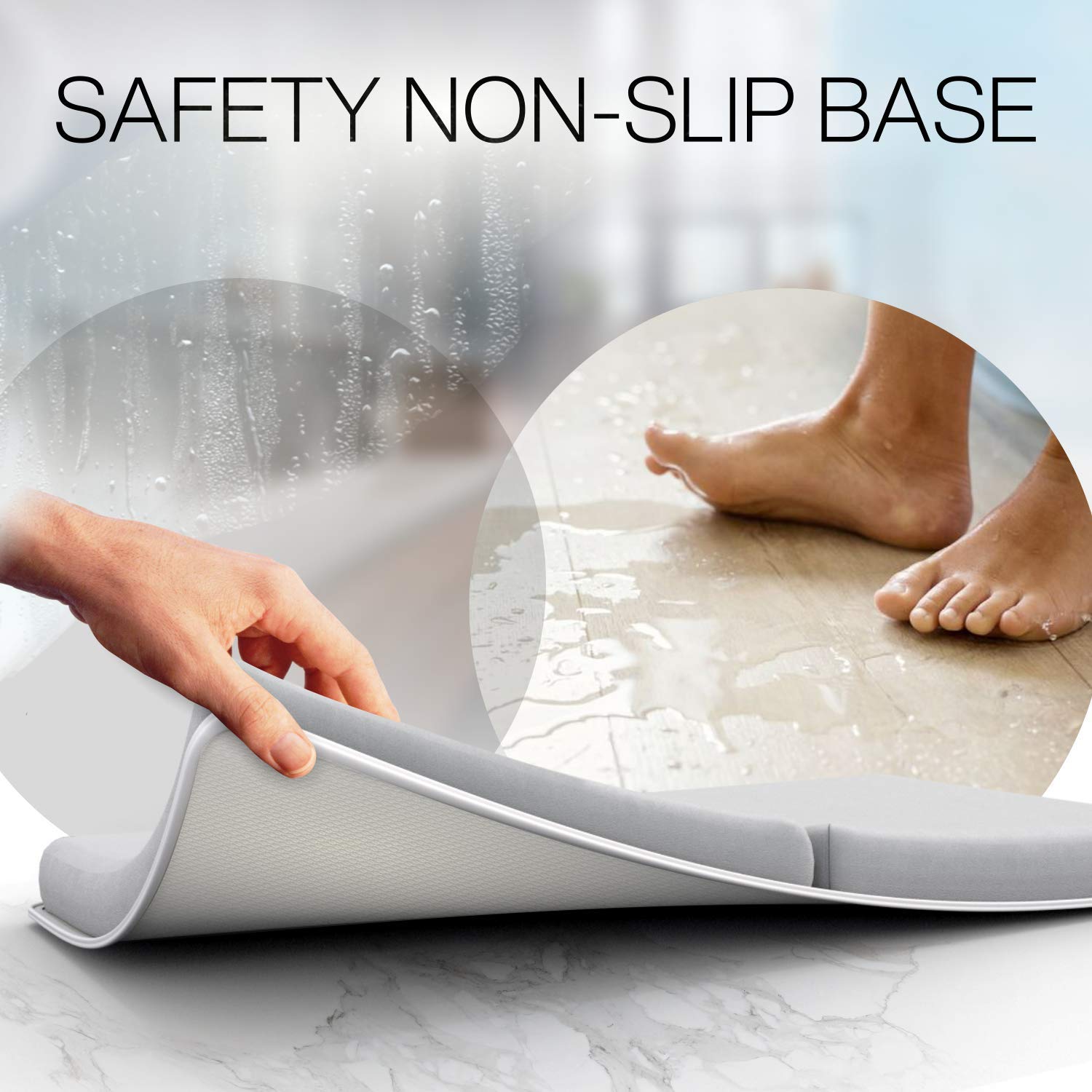 Benicci Comfortable Bath Kneeler and Elbow Kneeling Rest Pad for Baby Bathing Parents - Painless Foam Mat with Toy Organizer Pockets - Quick Drying, Foldable, Non-Slip for Baby and Toddler Bathing