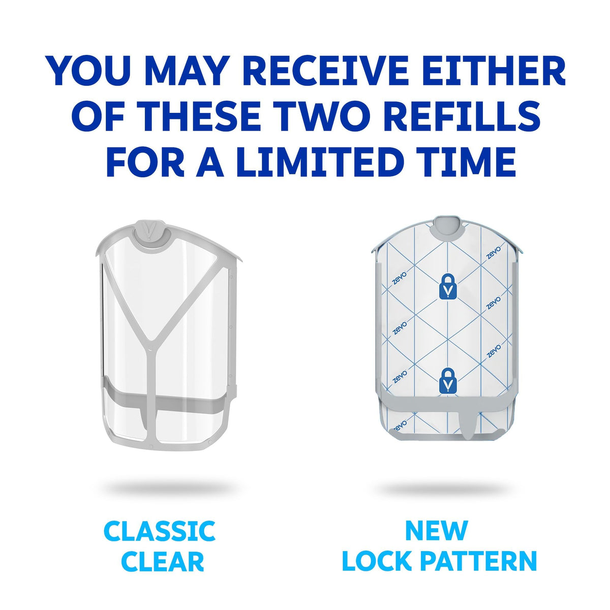 Zevo Flying Insect Trap Refill - for The Zevo MAX & Standard Indoor Fly Trap - Catch Gnats, House & Fruit Flies - Easy to Use - Mess-Free Disposal (4 Refill Cartridges)