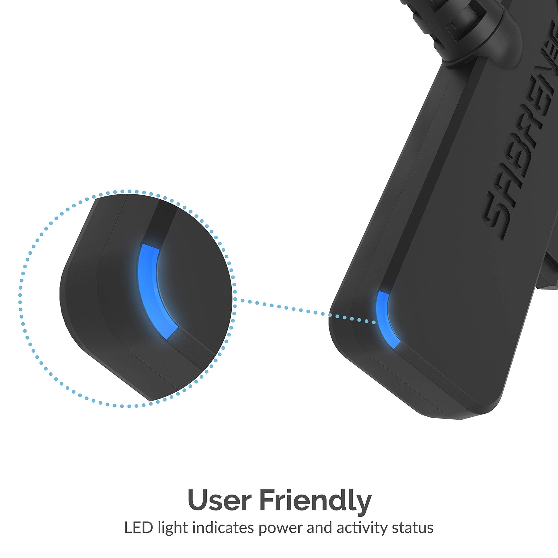 SABRENT SATA to USB Cable - USB 3.0 to 2.5” SATA I/II/III Hard Drive Adapter - External Converter for SSD/HDD Data Transfer (EC-SSHD)