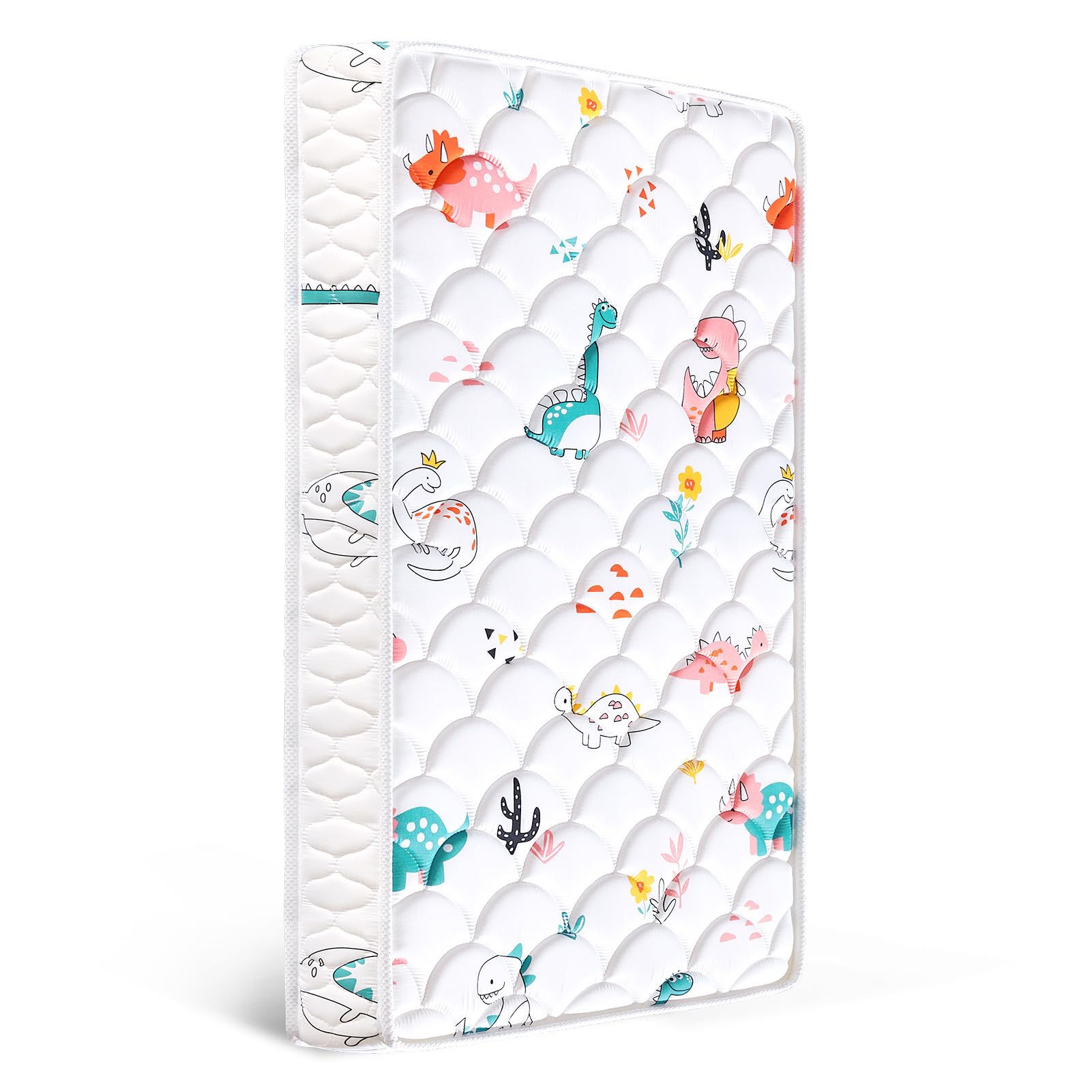 Letmxiu Premium 5" Babybett- und Kleinkindmatratze, zweiseitig und fest, hypoallergene Babybettmatratze, passend für Standard-Babybetten und Kleinkindbetten