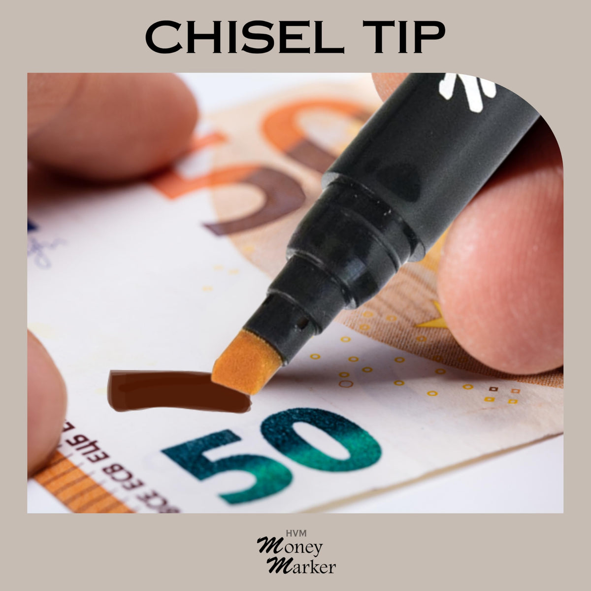 HVM Counterfeit Money Detector Pen (5 Counterfeit Pens) - Money Marker Bill Detector Pen with Upgraded Chisel Tip - Detect Fake Bills, Universal False Currency Checker Pack
