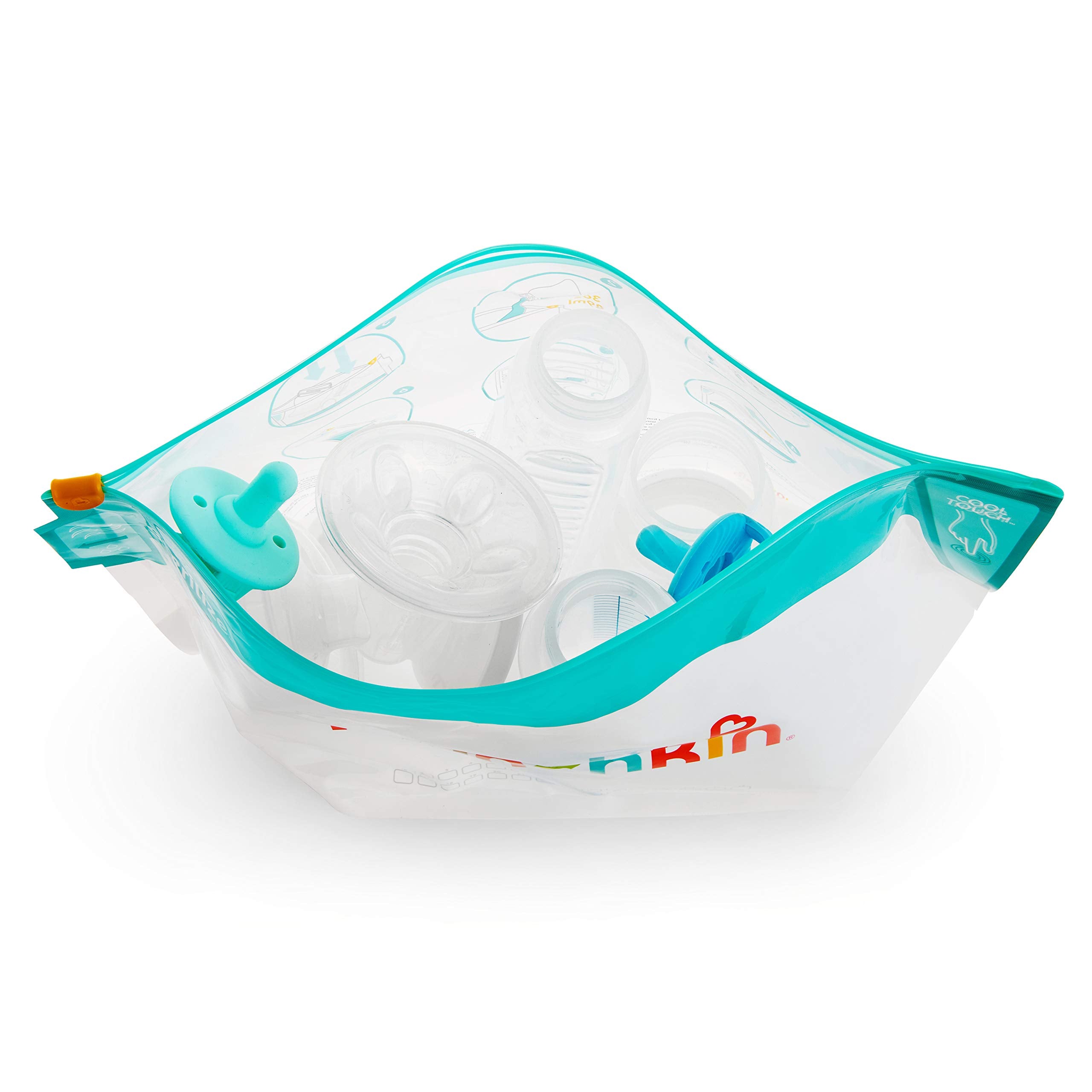 Munchkin® Sterilize™ Microwave Bottle Steam Sterilizer Bags, 30 Uses per Bag, 6 Pack