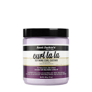 Aunt Jackie's Curl La La، كاسترد تحديد تجعيدات خفيف الوزن، غني بزبدة الشيا وزيت الزيتون، أساسي، 15 أوقية