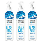 Not Your Mother's Beach Babe Sea Salt Spray (3-Pack) - 8 fl oz - Texturizing Spray for Tousled Hair - Add Texture and Grit to Hair with a Matte Finish
