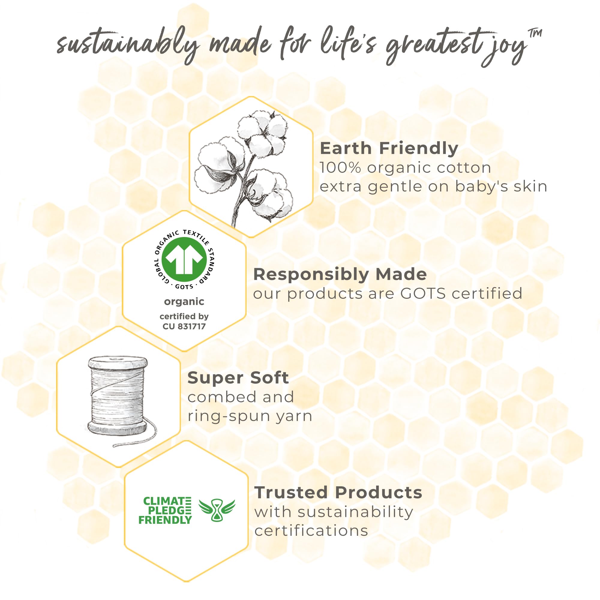 Burt's Bees Baby Essential Organic Cotton Fitted Crib Sheet, Breathable for Boy Girl Standard Crib & Toddler Mattresses