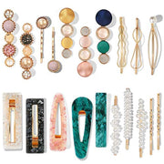 Mehayi 20er-Set Macaron Perlen Acrylharz Fashion Haarspangen, süße Haar-Haarspangen, Boho Fancy Haarnadel-Accessoires, Kopfbedeckung Styling-Tools, Geschenke für Frauen Mädchen Dekoration Hochzeit