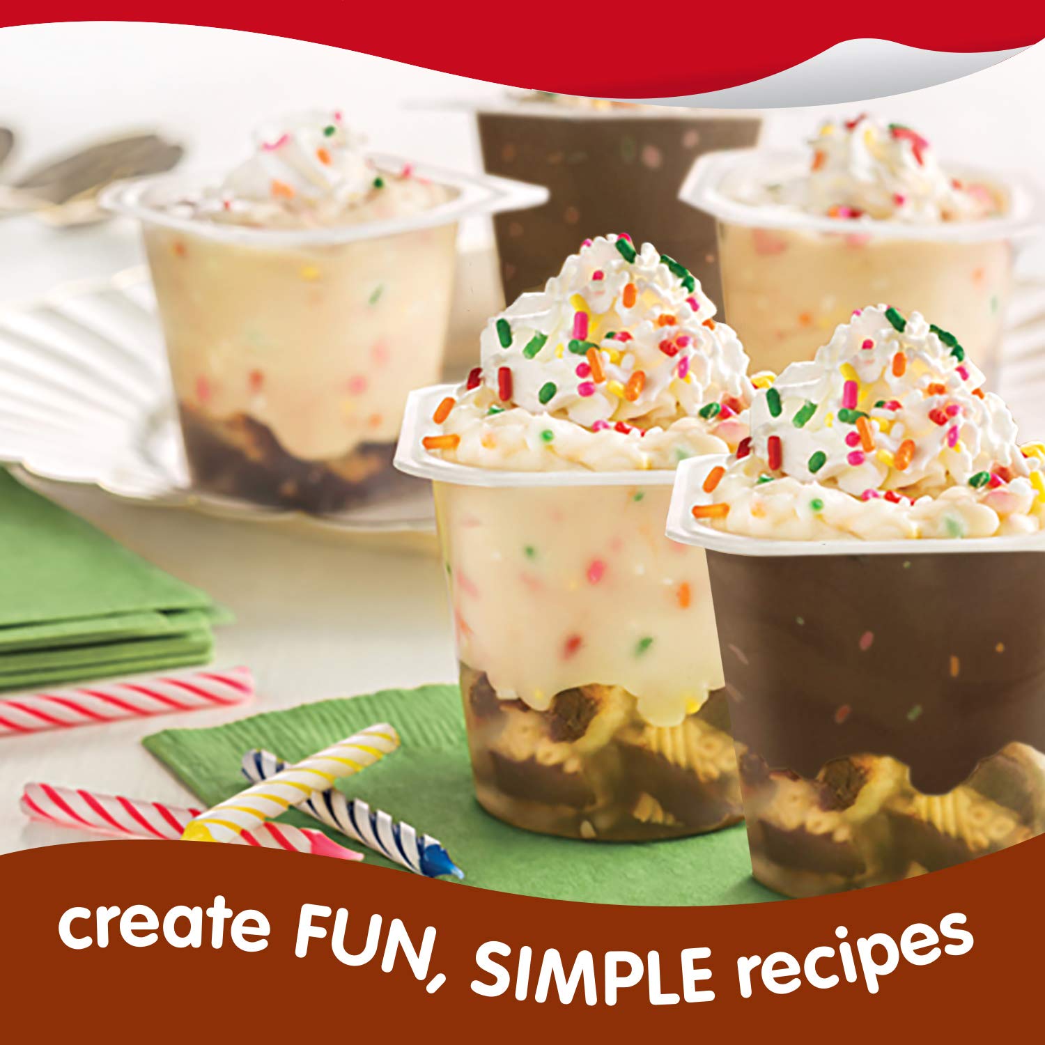Snack Pack Chocolate and Vanilla Pudding Cups Family Pack, Lunchbox Snack, 12 Count (Pack of 1)