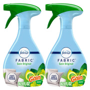 Febreze Odor-Fighting Fabric Refresher with Gain, Original, 16.9 fl oz, Pack of 2