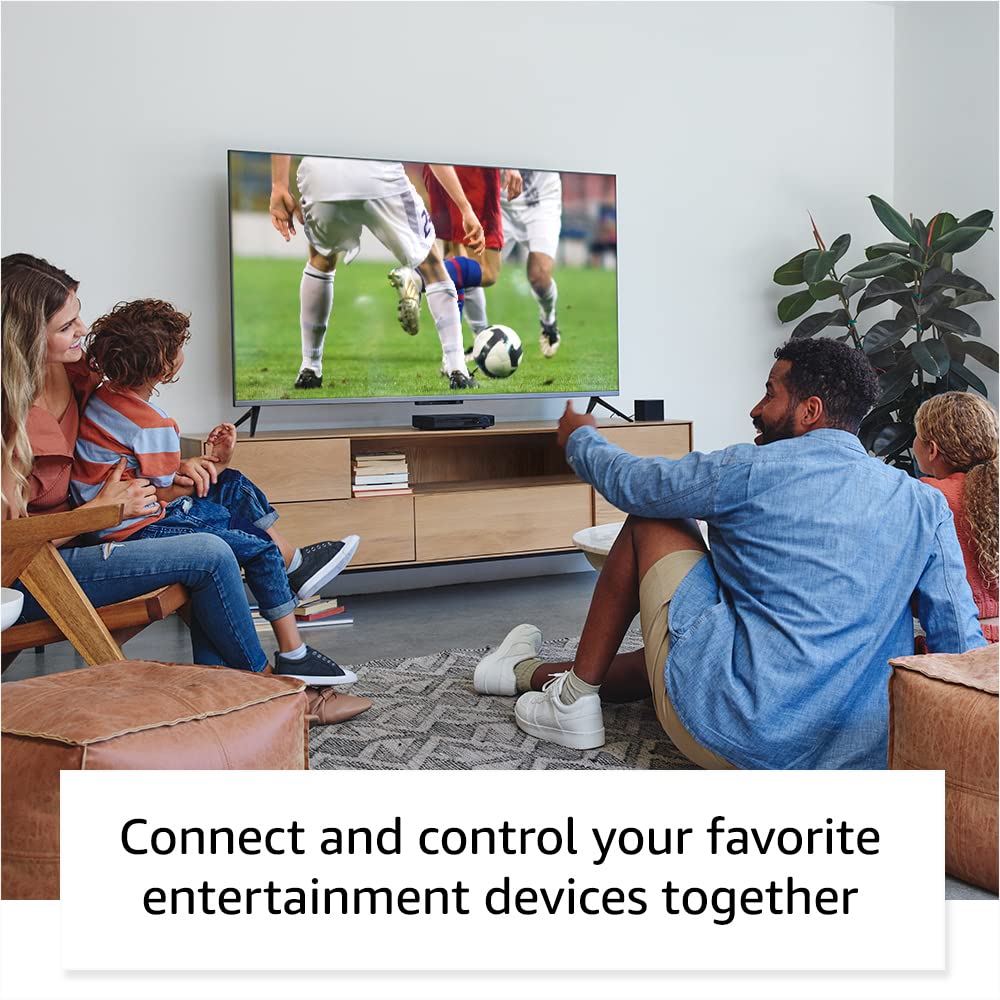 Amazon Fire TV Cube (newest model) with AI-powered Fire TV Search, Hands-free streaming device with Alexa, Wi-Fi 6E, 4K Ultra HD