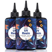 KISREL UV-Harz 300g – Verbessertes UV-Harz-Set, hartes, kristallklares UV-härtendes UV-Epoxidharz für die Herstellung von Kunsthandwerk und Schmuck