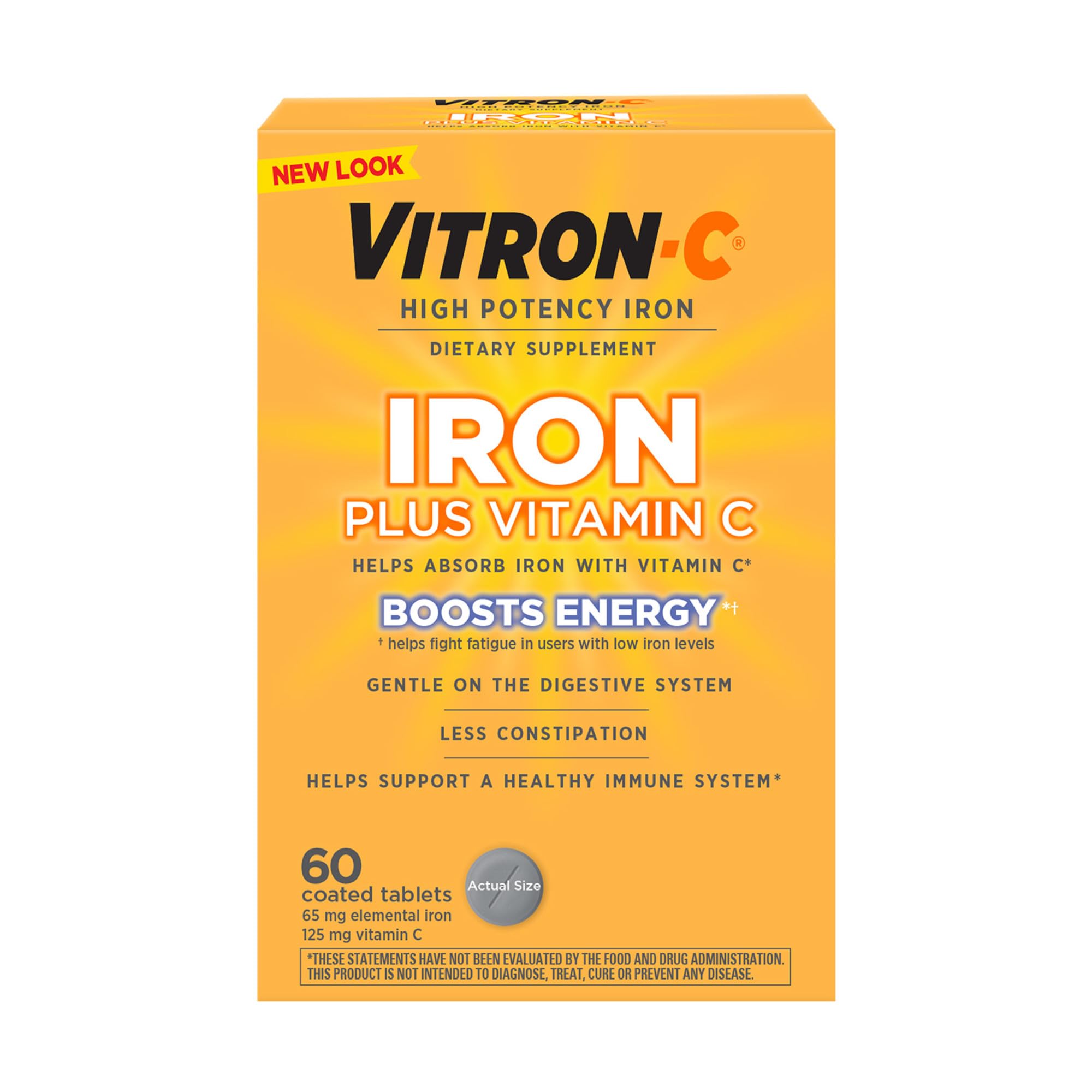 Vitron-C Multivitamin Tablet 63736012301 1 Bottle, 60 per Bottle