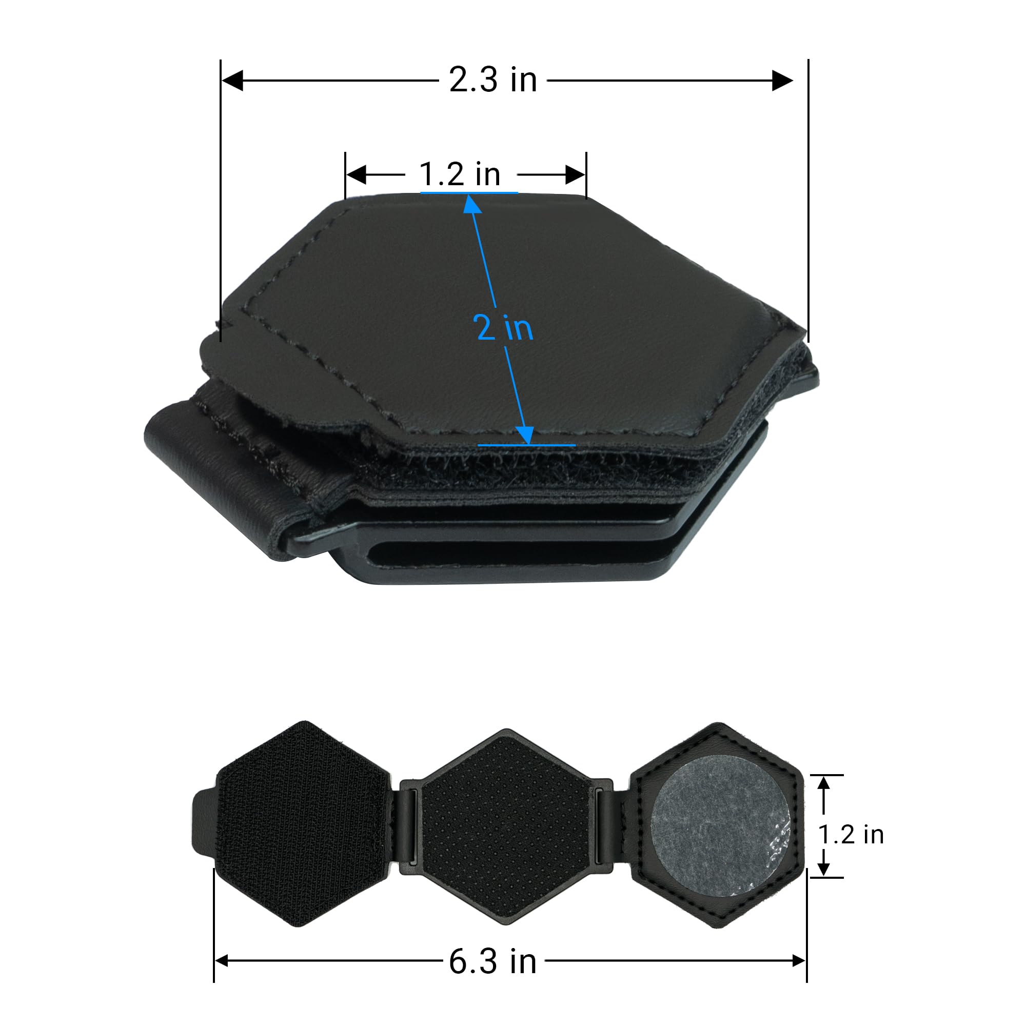 Yuoyar 2 Packs Car Seat Belt Clips - Universal Leather Seatbelt Adjuster Clips - Seat Belt Adjuster for Adults Kids