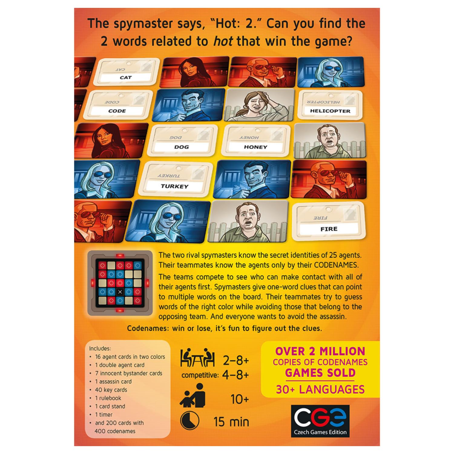 CGE Czech Games Edition Codenames Boardgame