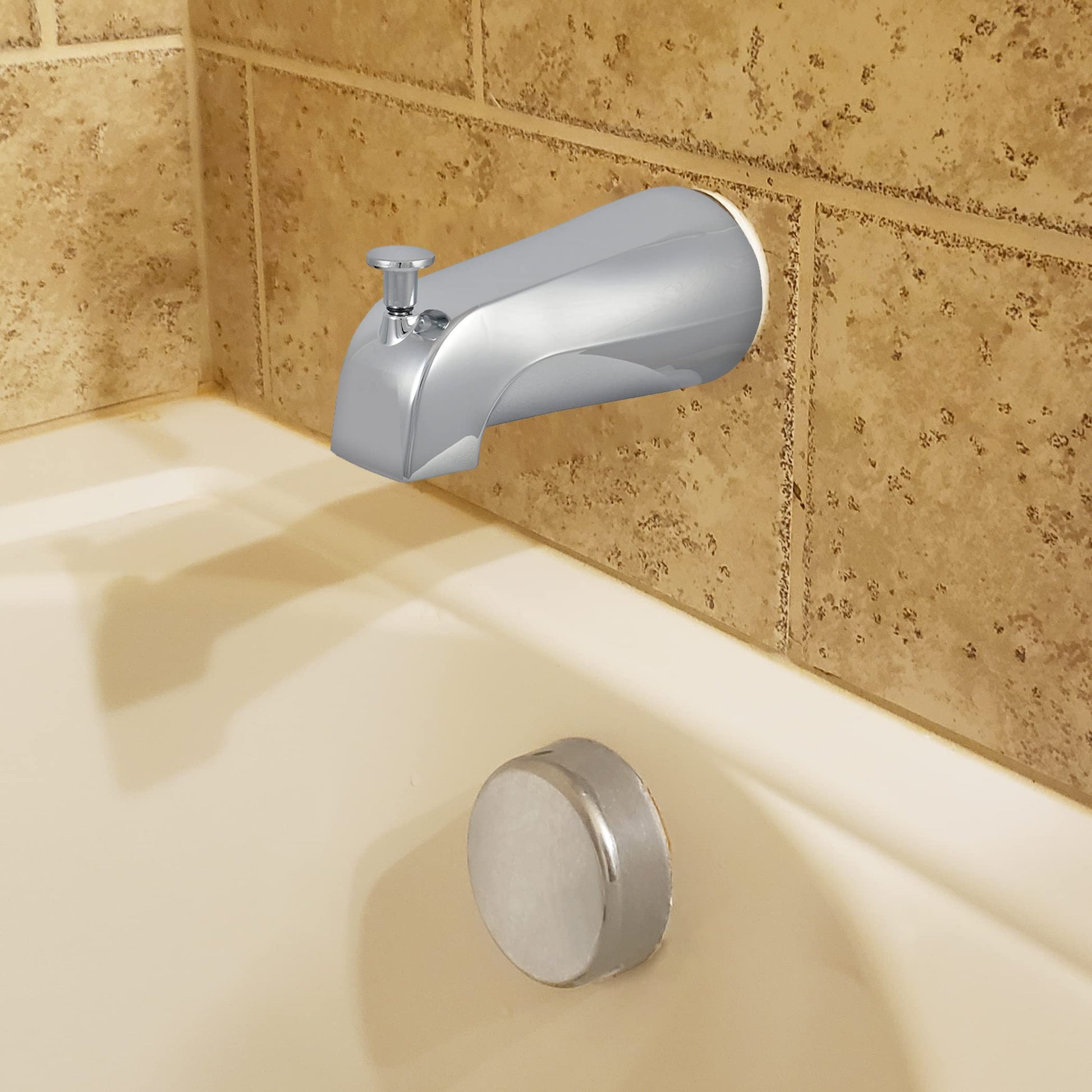 DANCO (88703) Tub Spout with Diverter, Chrome Finish, Metal, 1-Pack