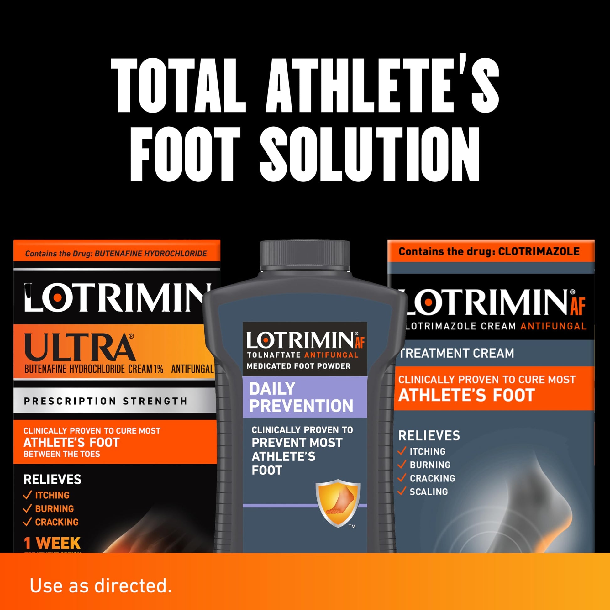 Lotrimin Ultra 1 Week Athlete's Foot Treatment, Prescription Strength Butenafine Hydrochloride 1%, Cures Most Athlete’s Foot Between Toes, Cream, 1.1 Oz