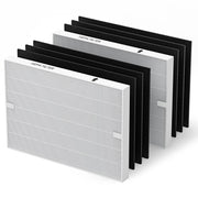 AP-1512HH Air Purifier Replacement Filter Set for Coway Airmega AP-1512HH and and Airmega 200M air Purifier, 2 HEPA and 6 Carbon Filters, Compared to Part #3304899