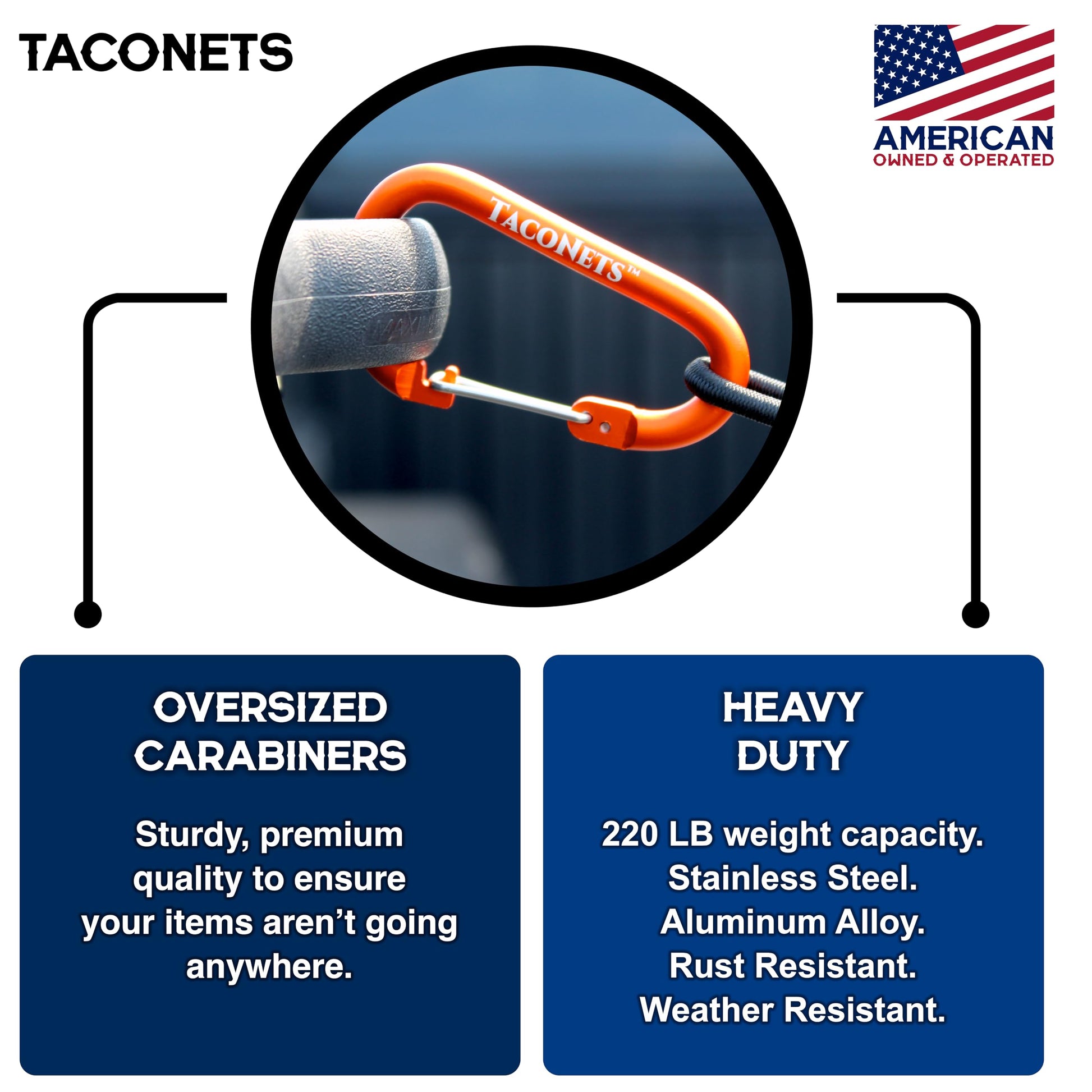 TacoNets Envelope Cargo Net for GMC Sierra & Chevy Silverado - Fits 2013-2025 - Upgraded 5mm Bungee - Integrated Storage Bag - Heavy Duty Carabiners - Designed in USA - 18" x 50"