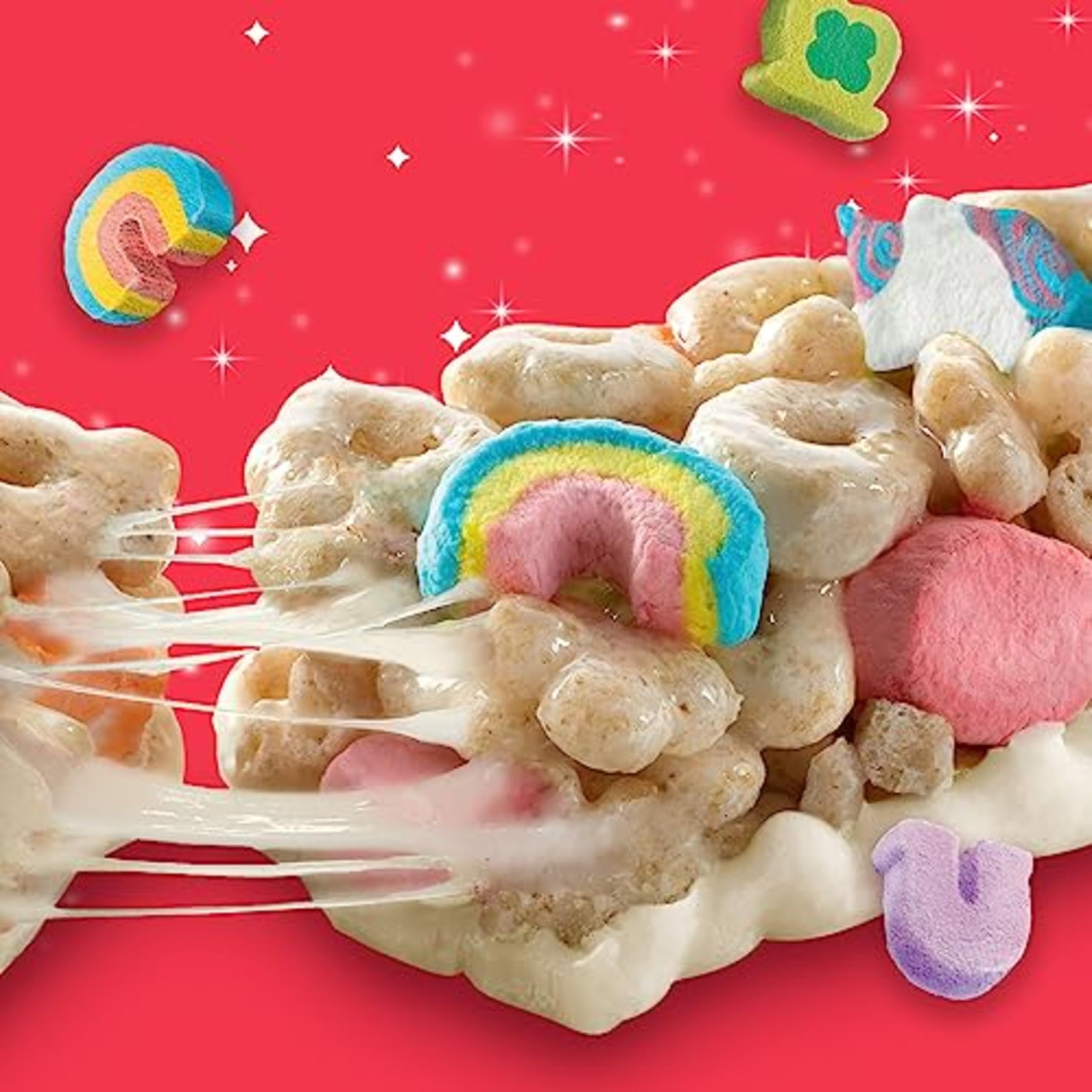 Lucky Charms and Golden Grahams S'mores Cereal Treat Bars, Snack Bars, Variety Pack, 28 Ct, 26.7 oz