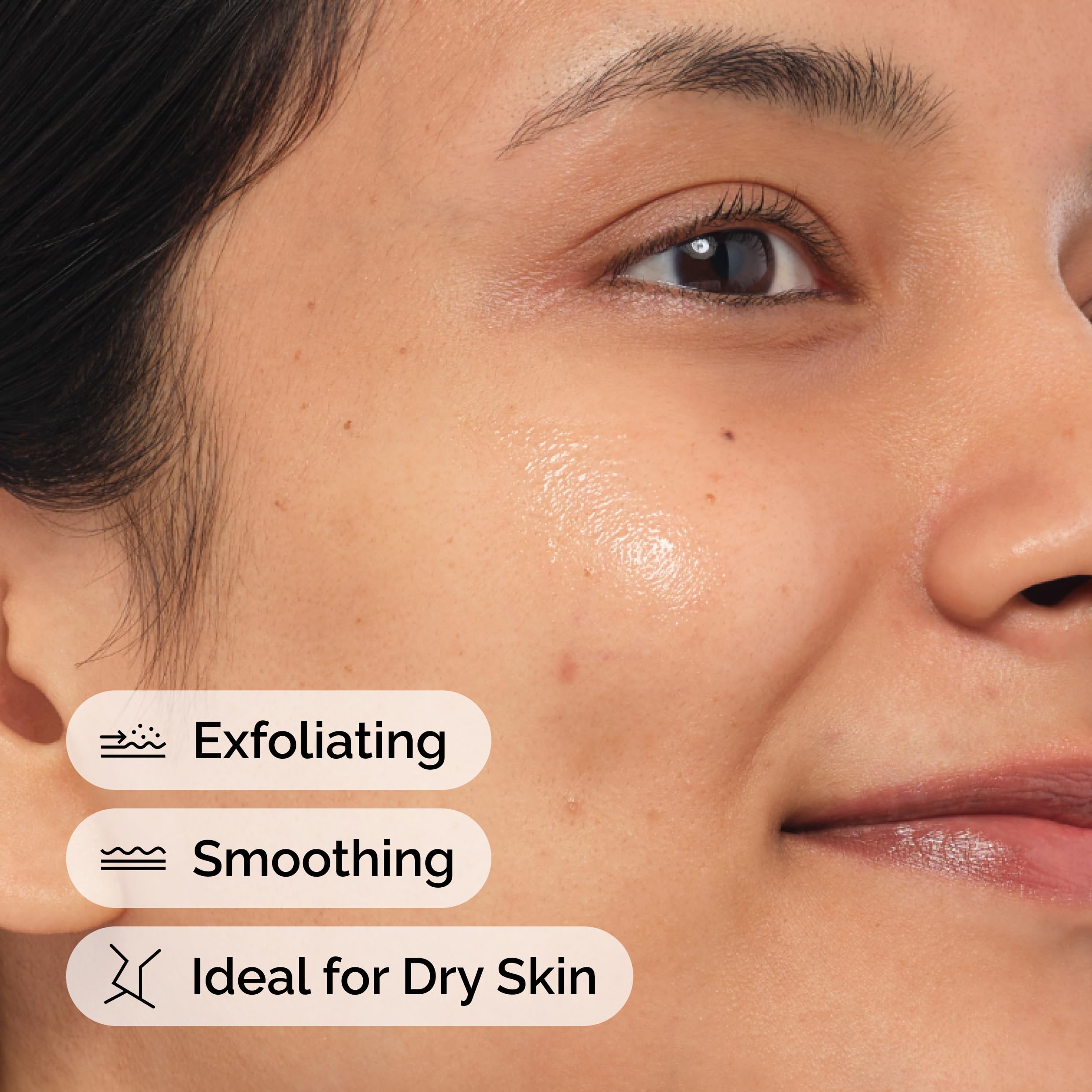 The Ordinary Lactic Acid 10% + Hyaluronic Acid 2%, High-Strength Exfoliating Serum for Smoother, Brighter Skin, 1 Fl Oz