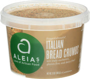 ALEIAS GLUTEN FREE BAKERY Italian Bread Crumbs, 13 OZ