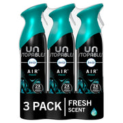 Febreze Air Mist Air Freshener Spray, Odor-Fighting Room Spray, Air Fresheners for Home and Bathroom and Kitchen, Aerosol Can, Unstopables Fresh Scent, 8.8oz, 3 Count