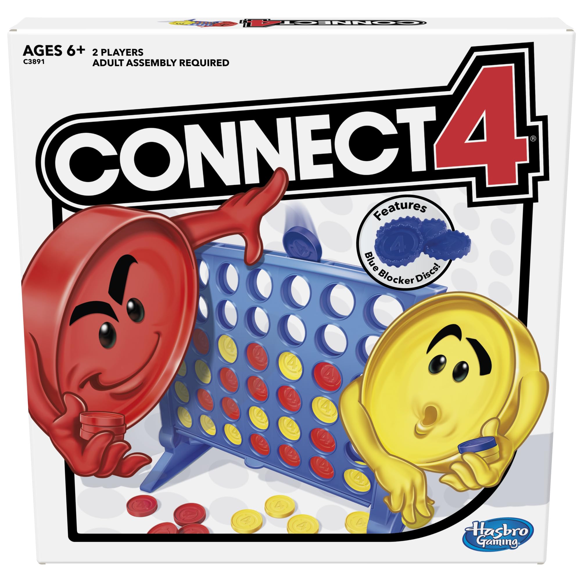 Hasbro Gaming Connect 4 Strategy Board Game for Ages 6 and Up ( Exclusive)