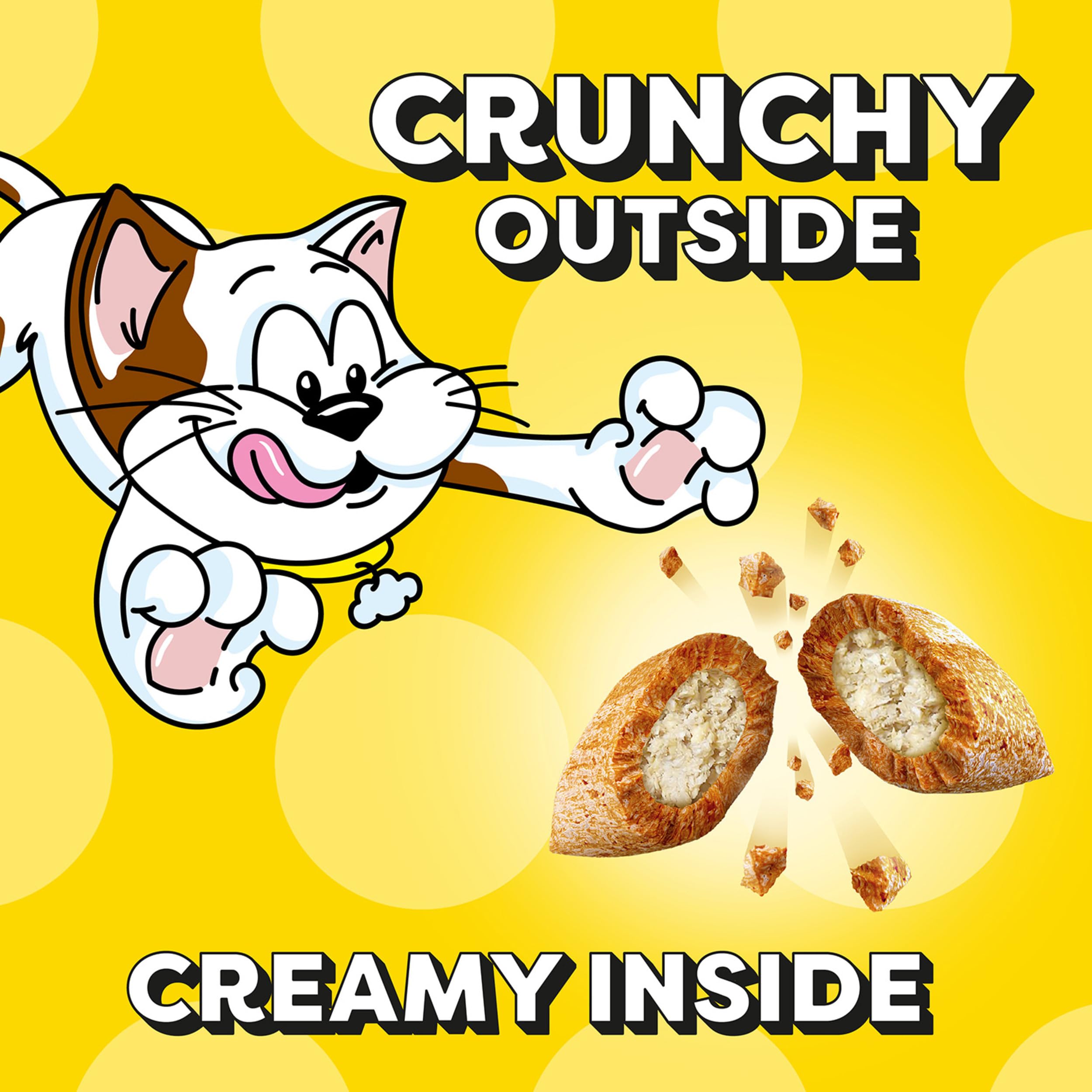 Temptations Classic Crunchy and Soft Cat Treats, Seafood Medley Flavor, 30 oz. Tub