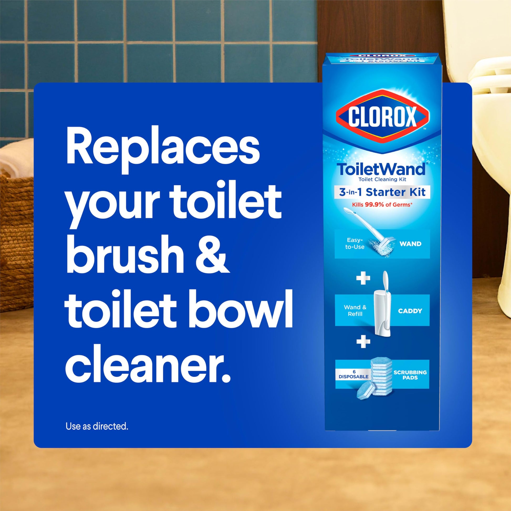 Clorox ToiletWand Disposable Toilet Cleaning Refill, 20ct Original Scent