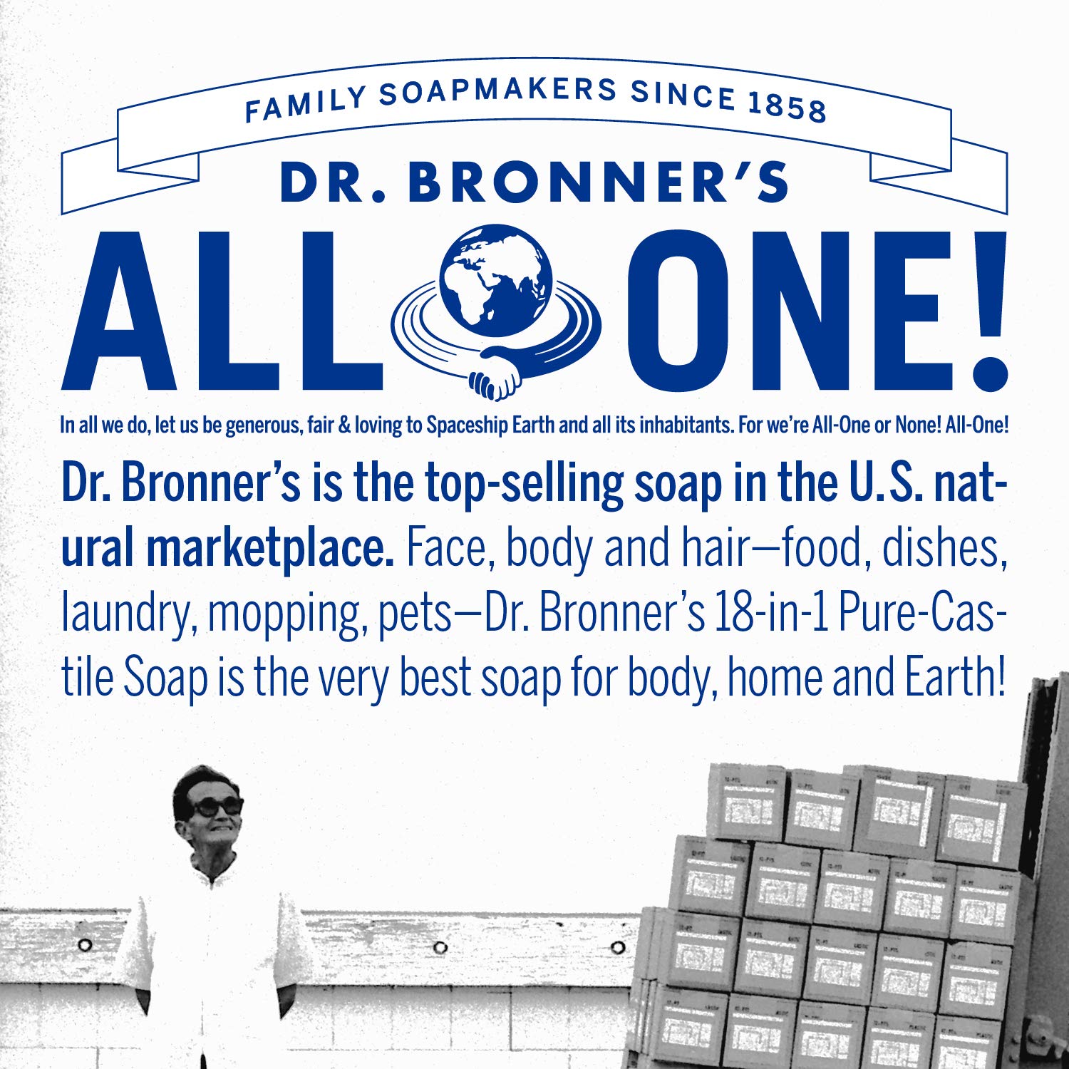 Dr. Bronner's Pure-Castile Magic Soap Liquid (Tea Tree, 32 ounce, 2-Pack) - Made with Regenerative Organic Certified Oils, 18-in-1 Uses: Body, Hair, Laundry & Dishes, Concentrated, Vegan, Non-GMO