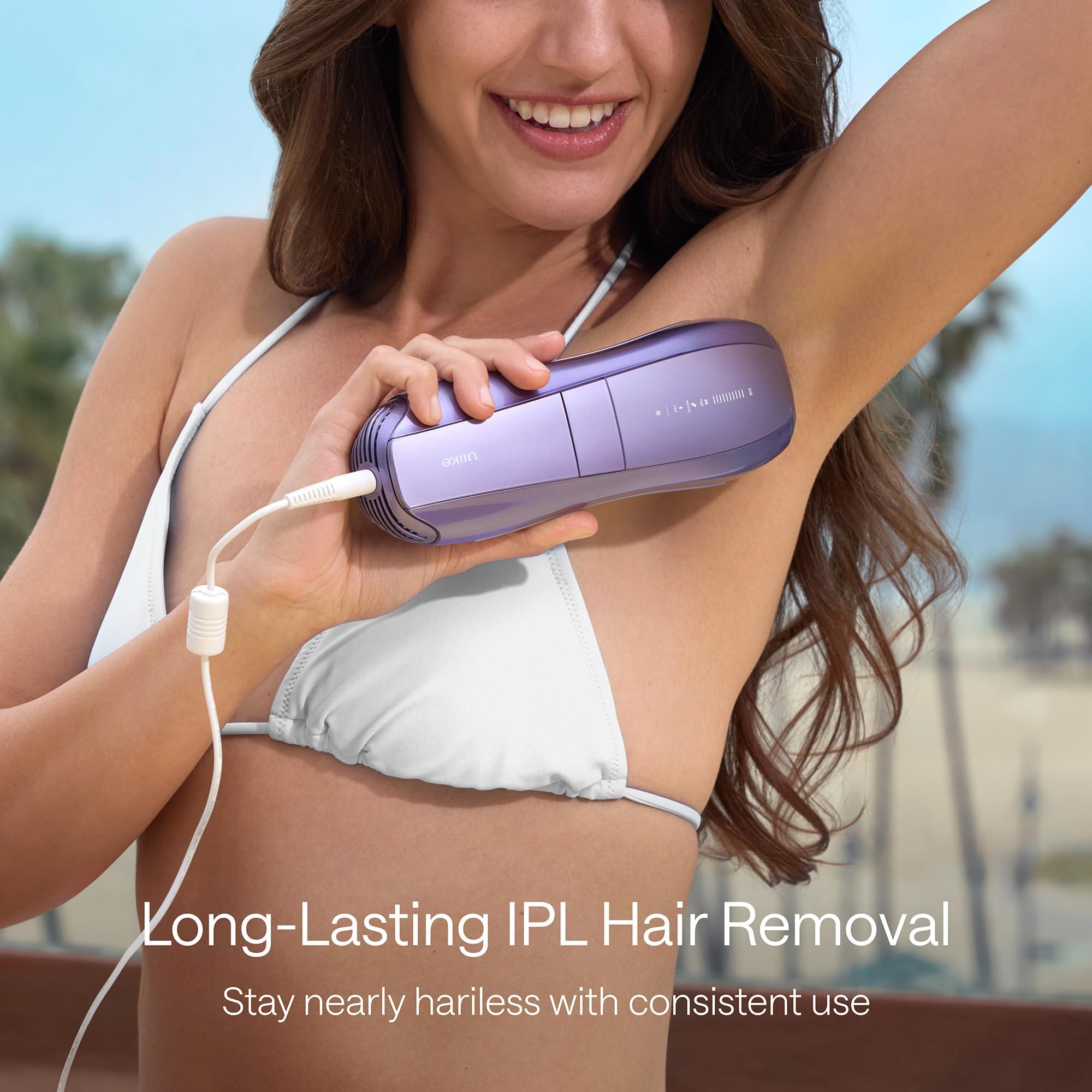 Ulike Laser Hair Removal Device Air 10 Ipl Gift for Women and Men, Ice Cool and Permanent Hair Reduction for Nearly Painless, Dual Lights, Skin Sensor & USHR Mode Hair Removal in 10mins from Home