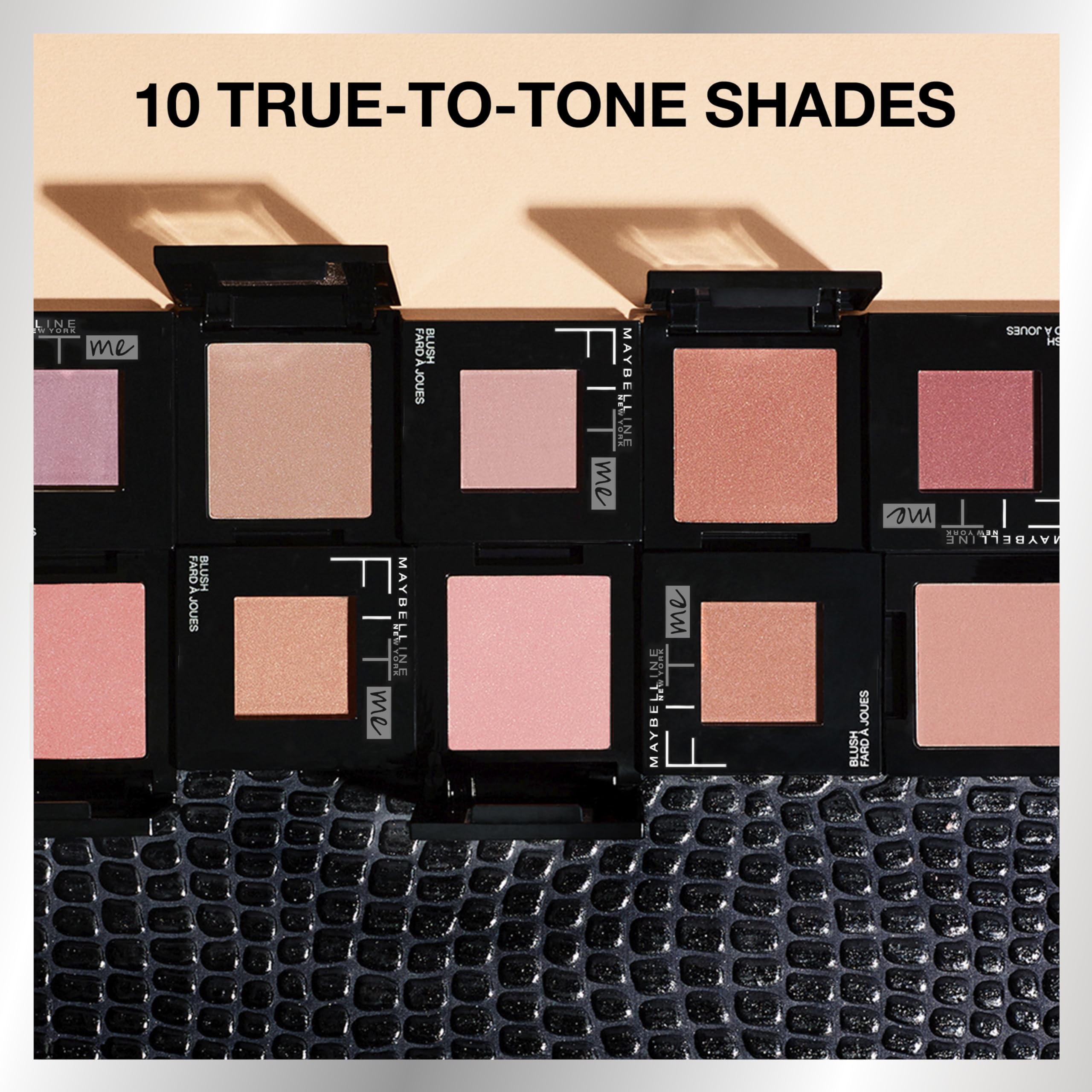 Maybelline Fit Me Powder Blush, Lightweight, Smooth, Blendable, Long-lasting All-Day Face Enhancing Makeup Color, Mauve, 1 Count