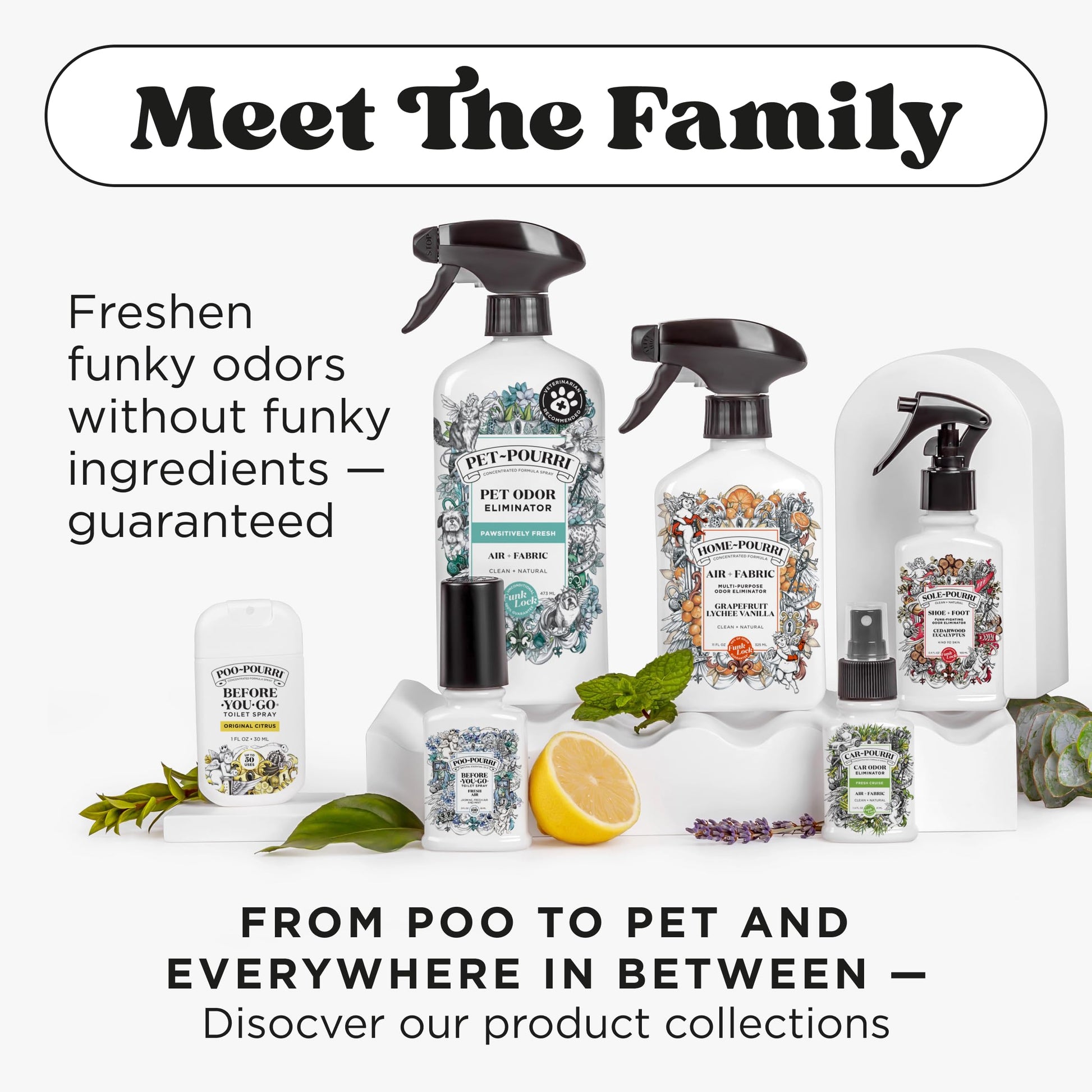 Poo-Pourri Before-You-Go Toilet Spray, Travel Essentials, .34 Fl Oz, In A Pinch Variety 3 Pack, Each Up to 20 Uses, On-The-Go Bathroom Odor Deodorizer with Essential Oils, TSA Approved Size, 2 Scents