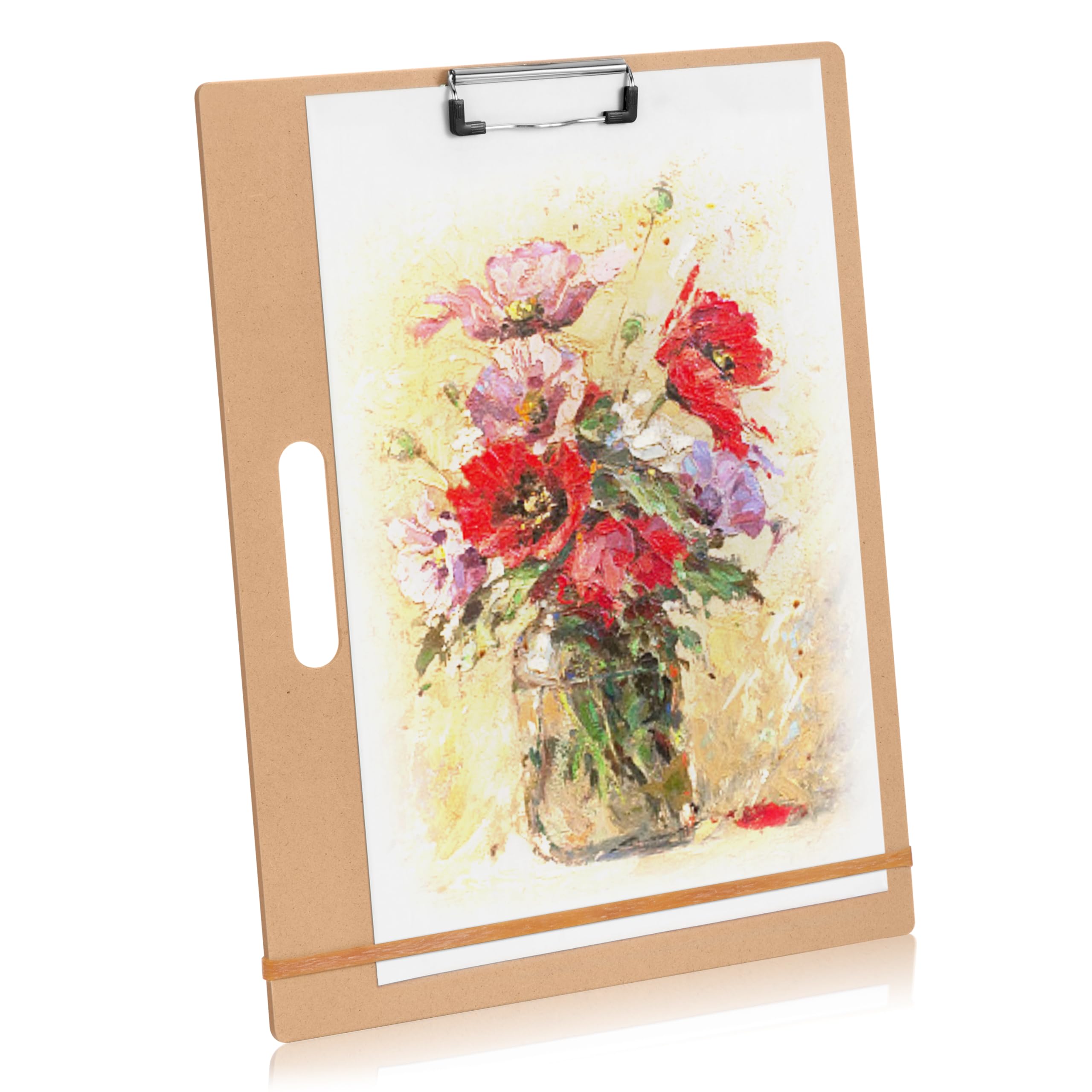 TX liteart 13" x 17" Artist Sketch Board with Handle - Portable Clipboard for Painting and Drawing, Art Supplies for Adults