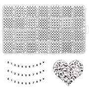 YMSDZHL Alphabet-Perlen A-Z 1200+ Stück Buchstabenperlen, Acryl 4x7mm Runde Buchstabenperlen-Sets, Schwarze Ziffern und bunte Smiley-Perlen für Armbänder Halsketten DIY Schmuckherstellung (Schwarz, 1200+ Stück)