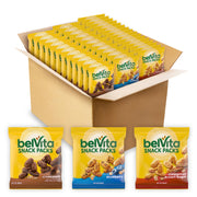 belVita Bites Frühstückskekse Probierpackung, 3 Geschmacksrichtungen, Schul-Snacks, 40 Snack-Packungen