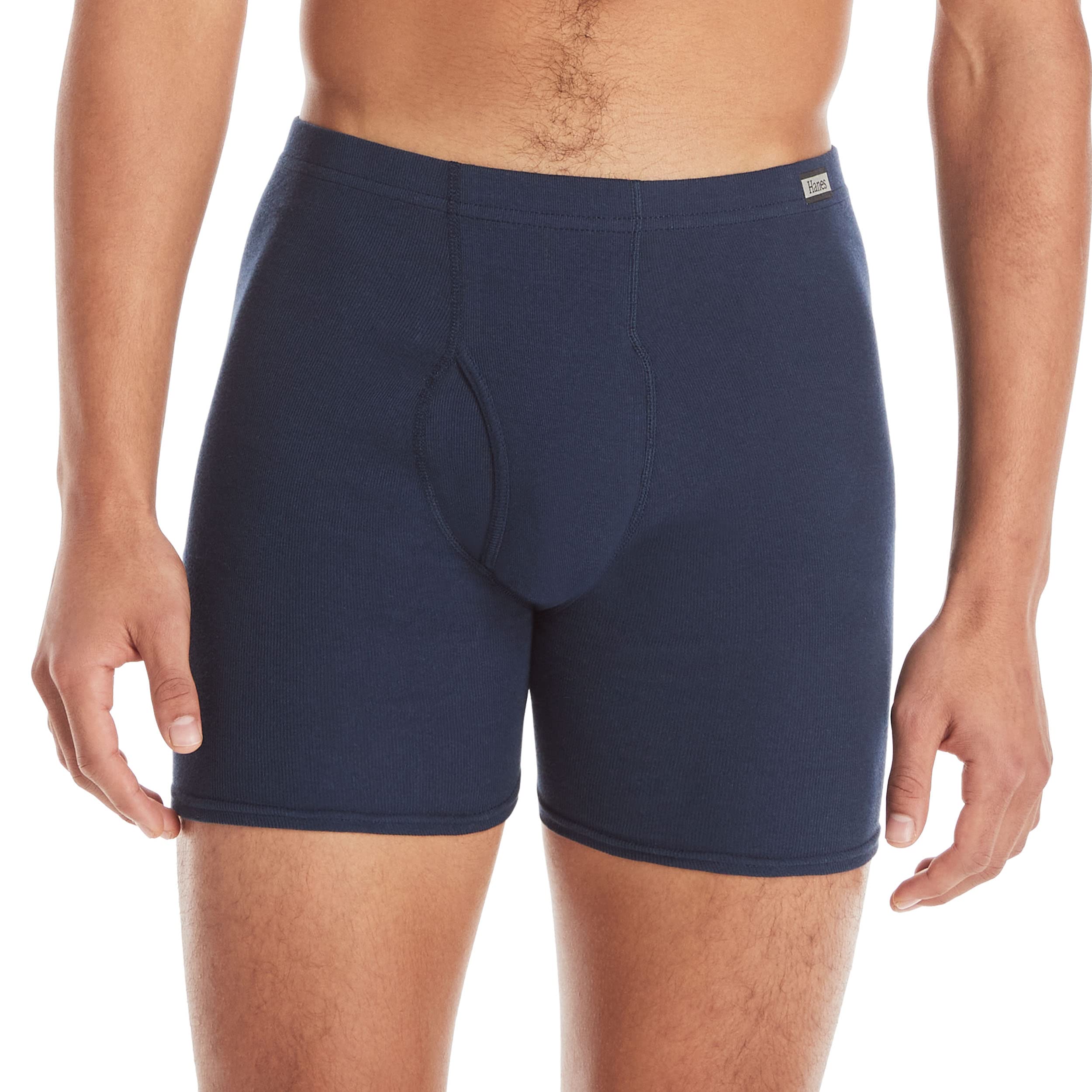 Hanes mens Tagless Comfortsoft Waistband - Multiple Packs Available Boxer Briefs, 6 Pack Assorted, Large US