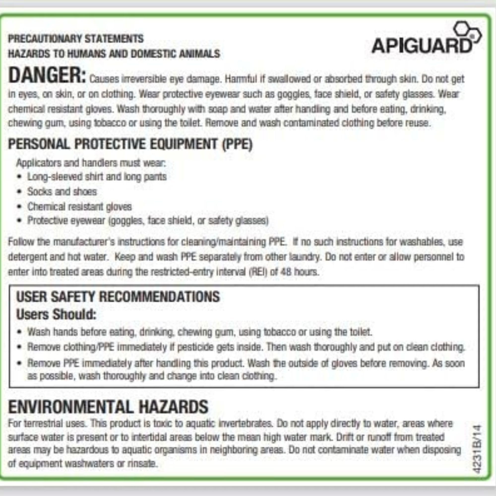 Vita Bee Health Apiguard – Natural Varroa Mite Treatment for Honey Bee Hives – 10 x 50g Thymol Gel Trays – Easy Application, Beekeeper-Trusted, Bee-Friendly, Plant-Based Protection