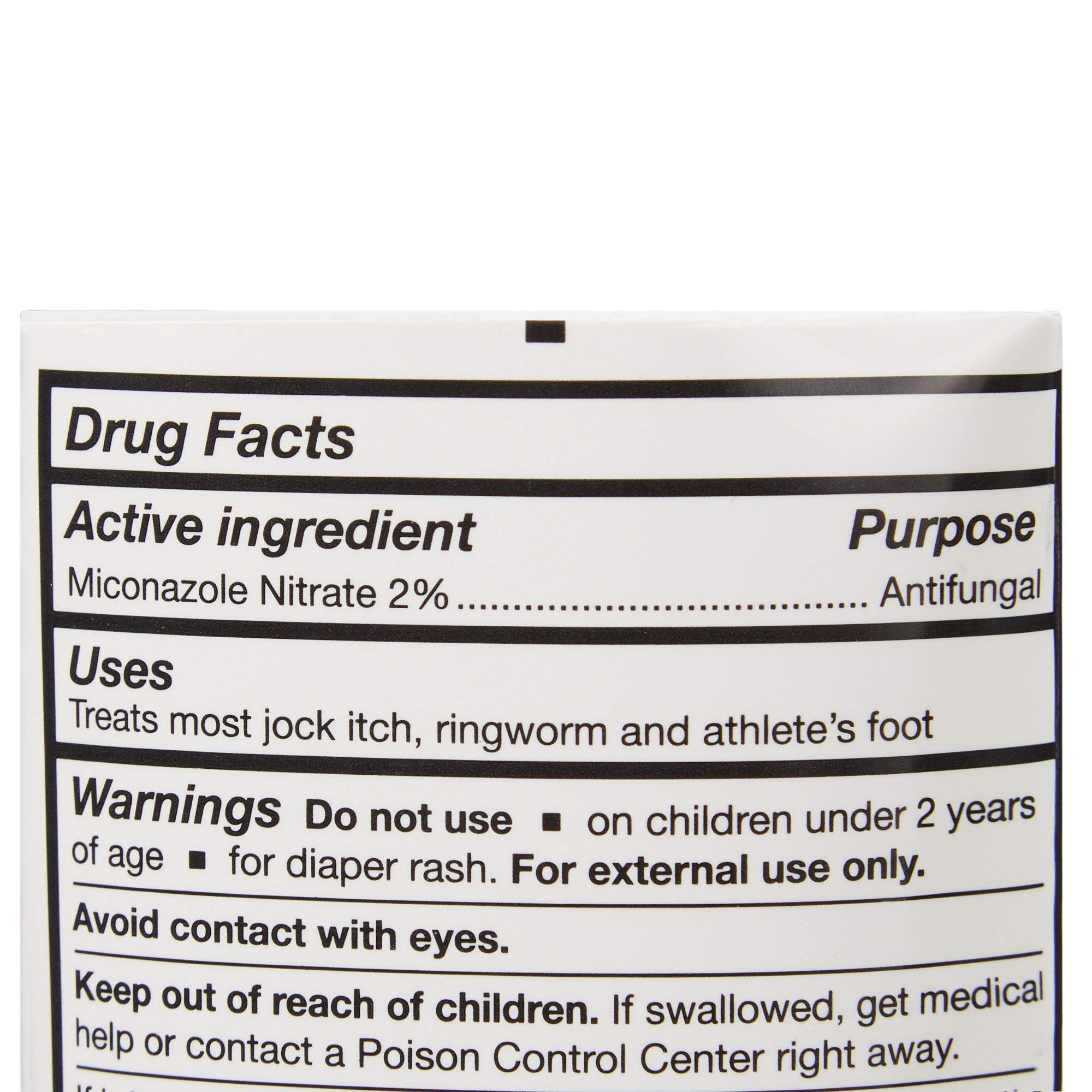 McKesson Antifungal Cream, 2% Miconazole Nitrate - Relieves Itching, Burning, Cracking from Jock Itch, Ringworm and Athlete Foot - 4 oz., 1 Count