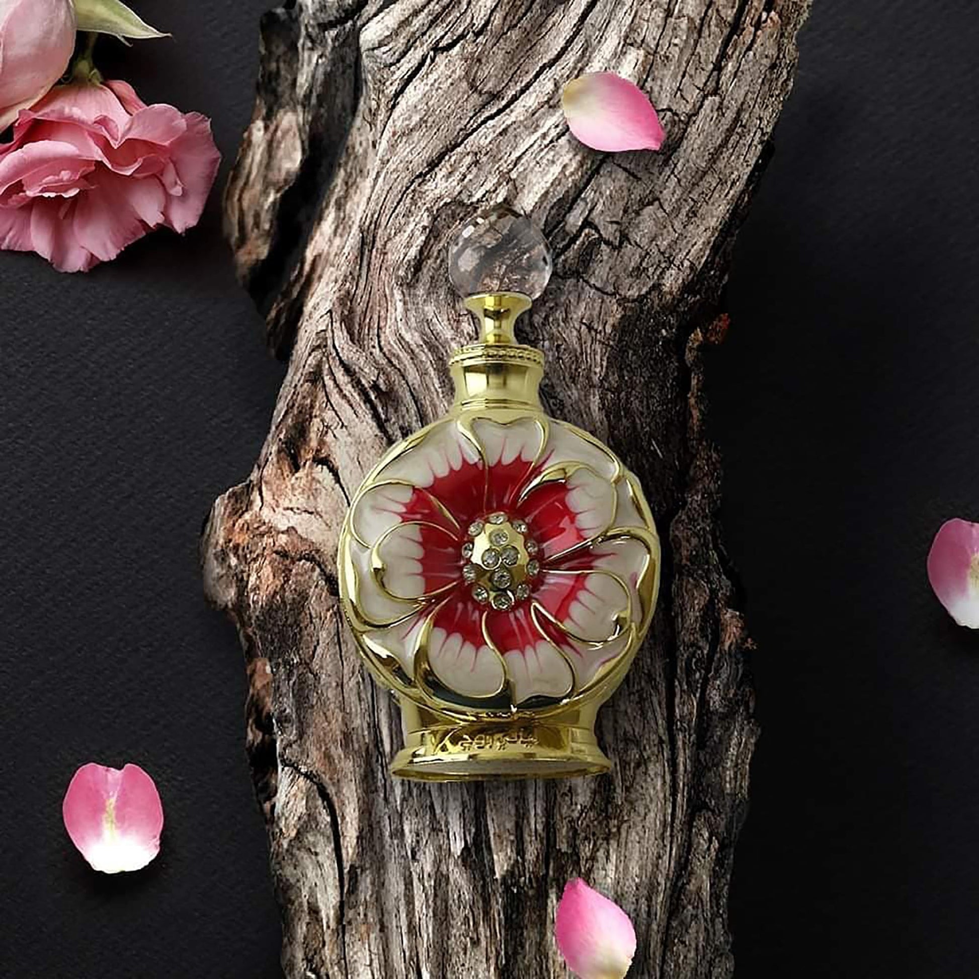 Swiss Arabian Layali Rouge - Luxury Products From Dubai - Long Lasting Personal Perfume Oil Fragrance - A Seductive Signature Aroma - 0.5 Oz