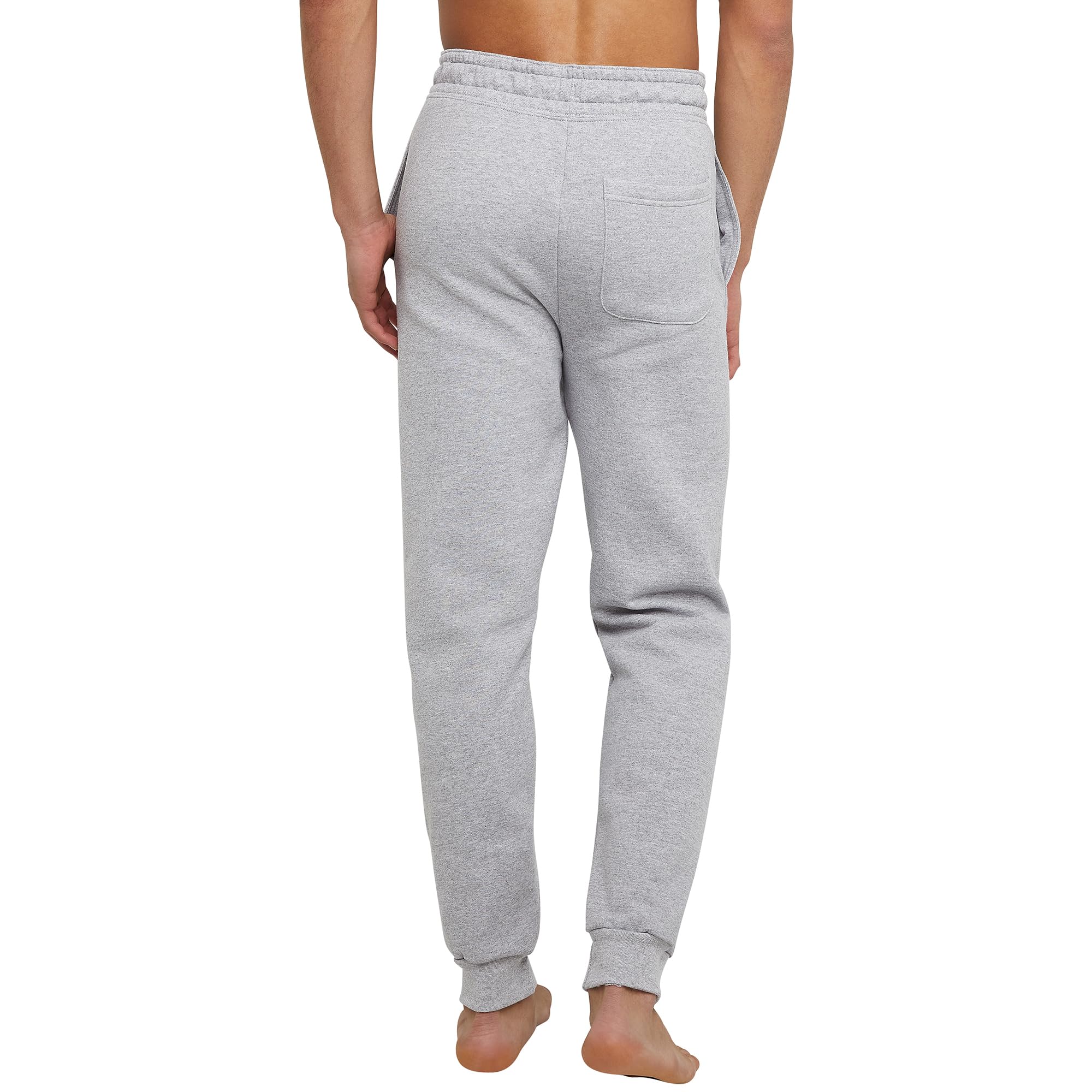 Hanes Men's Jogger Sweatpant with Pockets, Light Steel, Medium