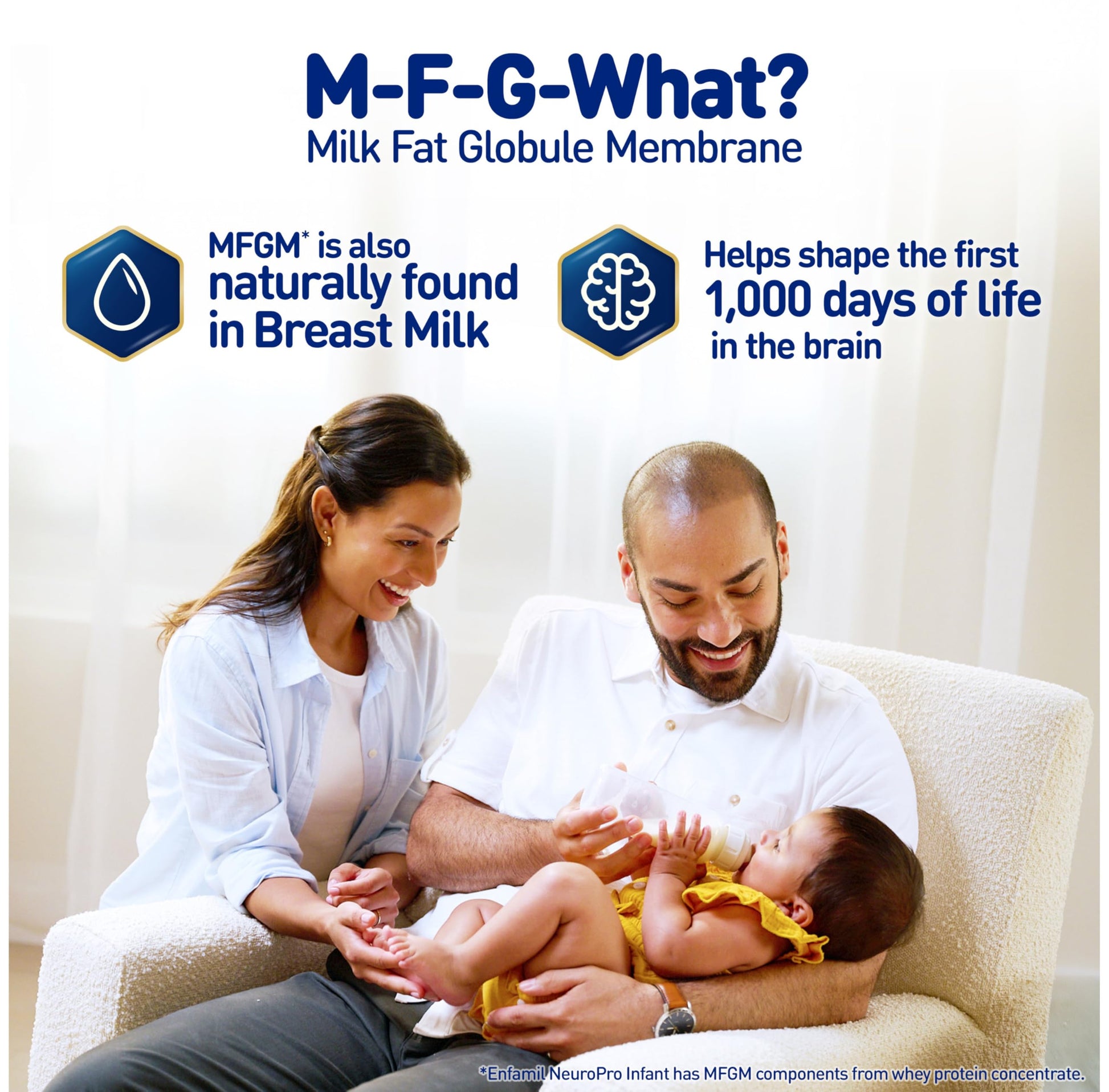 Enfamil NeuroPro Baby Formula, MFGM* 5-Year Benefit, Expert-Recommended Brain-Building Omega-3 DHA, Exclusive Immune Supporting HuMO6 Blend, Ready-to-Feed Infant Formula, Liquid, 8 Fl Oz, 24 Bottles