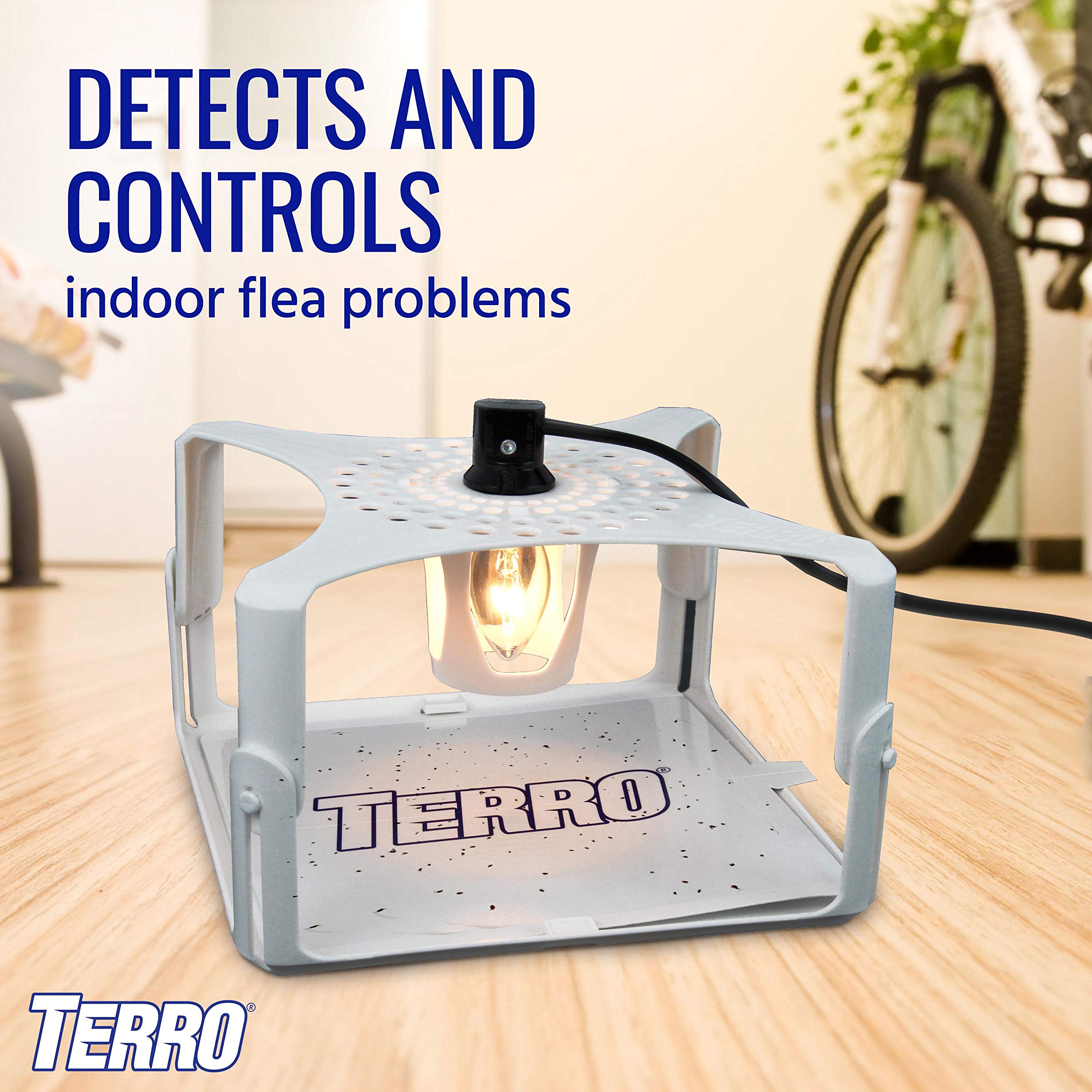 TERRO T231 Flea Trap Refills - Replacement Flea Trap Glue Boards,White, 3 Count (Pack of 1)