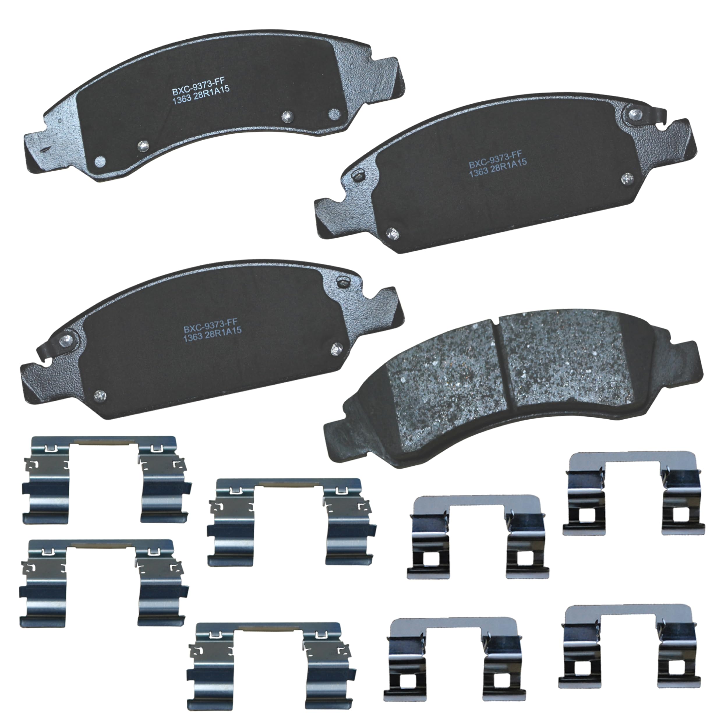 Bendix Premium SBC1363 Ceramic Front Brake Pads for Cadillac Escalade, ESV,EXT,XTS,Chevrolet Avalanche,Cheyenne,Express 1500,Silverado Classic,LD,Suburban,Tahoe,GMC Savana Sierra,Limited,Yukon,XL