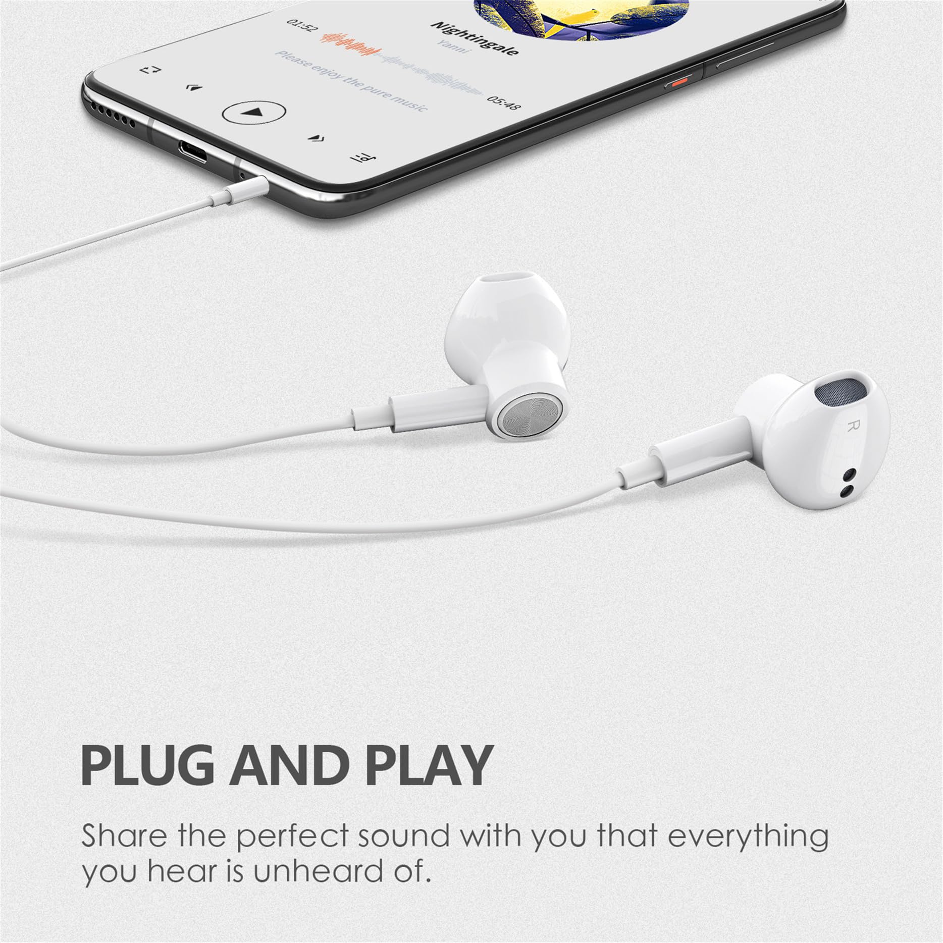Snowhit 2 Pack Wired iPhone Earbuds/iPhone Headphones/Earphones with 3.5mm Wired [MFi Certified] with Mic, Volume Control for iPhone/iPad/iPod/Computer/MP3/4/Android Most 3.5mm Audio Devices