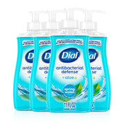Dial Antibacterial Liquid Hand Soap, Spring Water, 11 fl oz (Pack of 4)