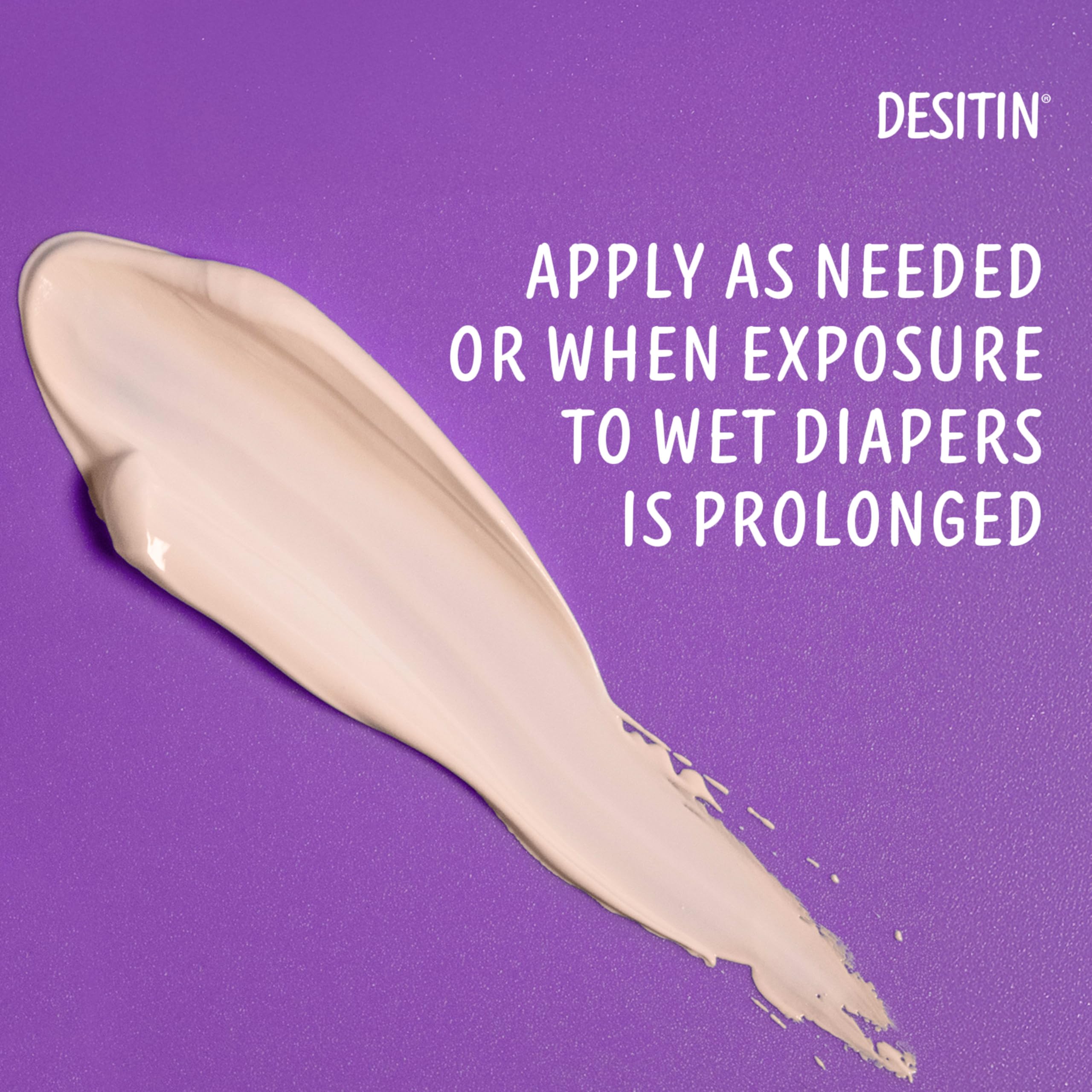 Desitin Maximum Strength Baby Diaper Rash Cream, 40% Zinc Oxide for Treatment, Relief & Prevention, Hypoallergenic, Phthalate- & Paraben-Free Paste, Protects Skin For Up To 12 Hours, 16 oz
