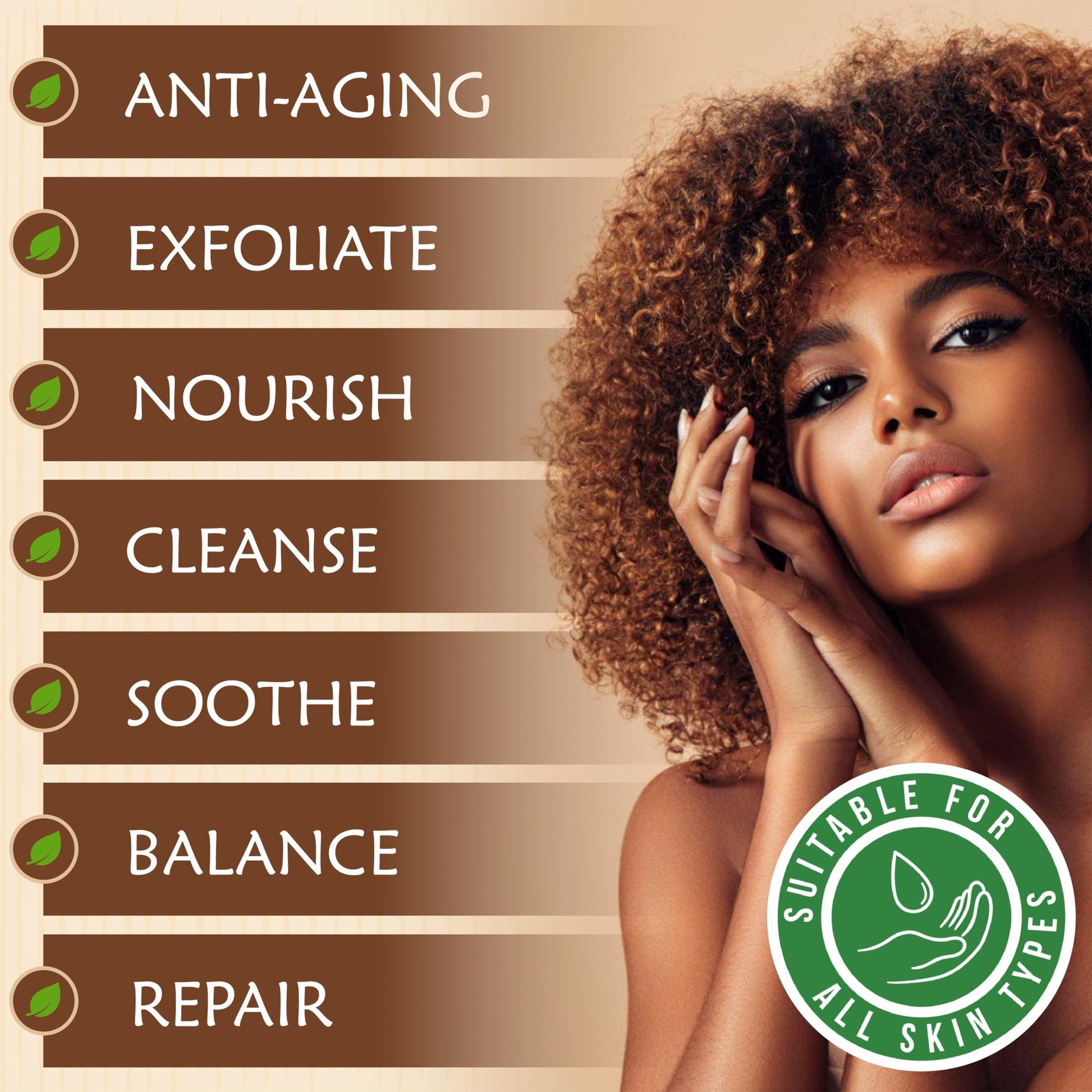 Raw African Black Soap Bar 8 oz. - 100% Pure Natural From Ghana. Acne Treatment, Aids Against Eczema & Psoriasis, Dry Skin, Scars and Dark Spots. Great For Pimples, Blackhead, Face & Body Wash.