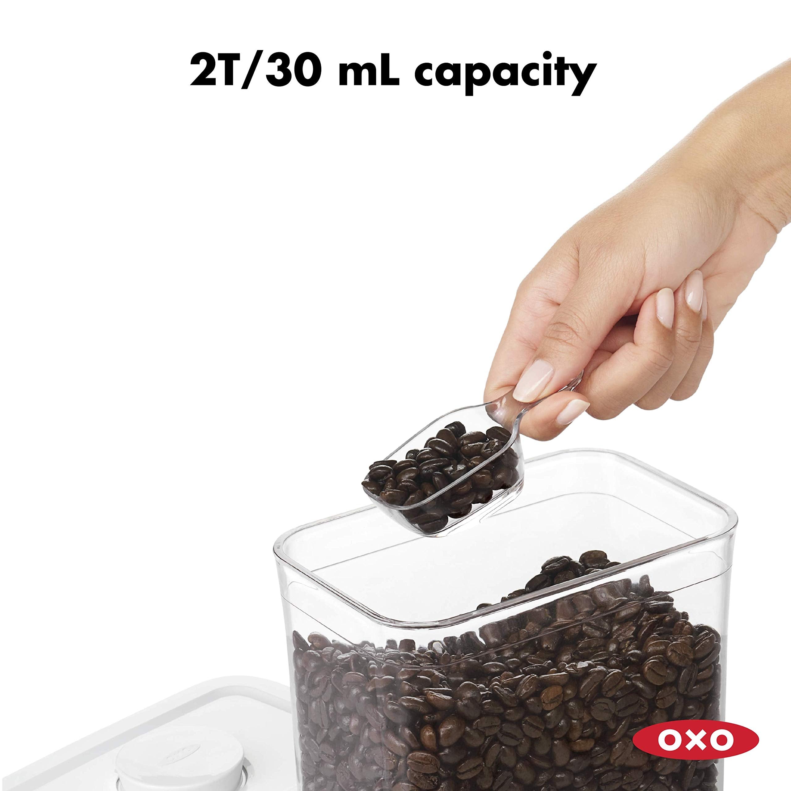 OXO Good Grips POP Container Coffee Scoop, Clear